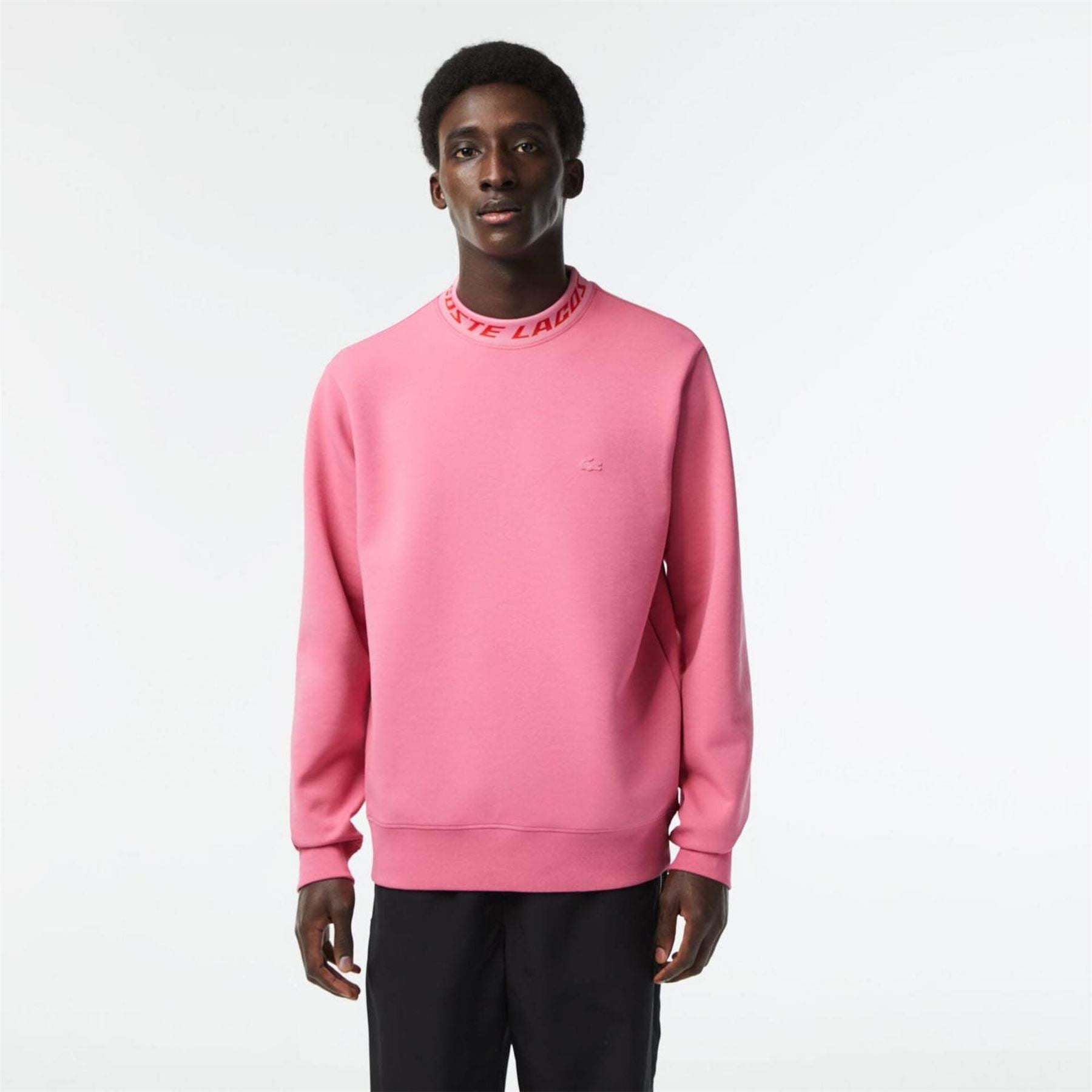 Lacoste Sided Logo Collar Sweatshirt