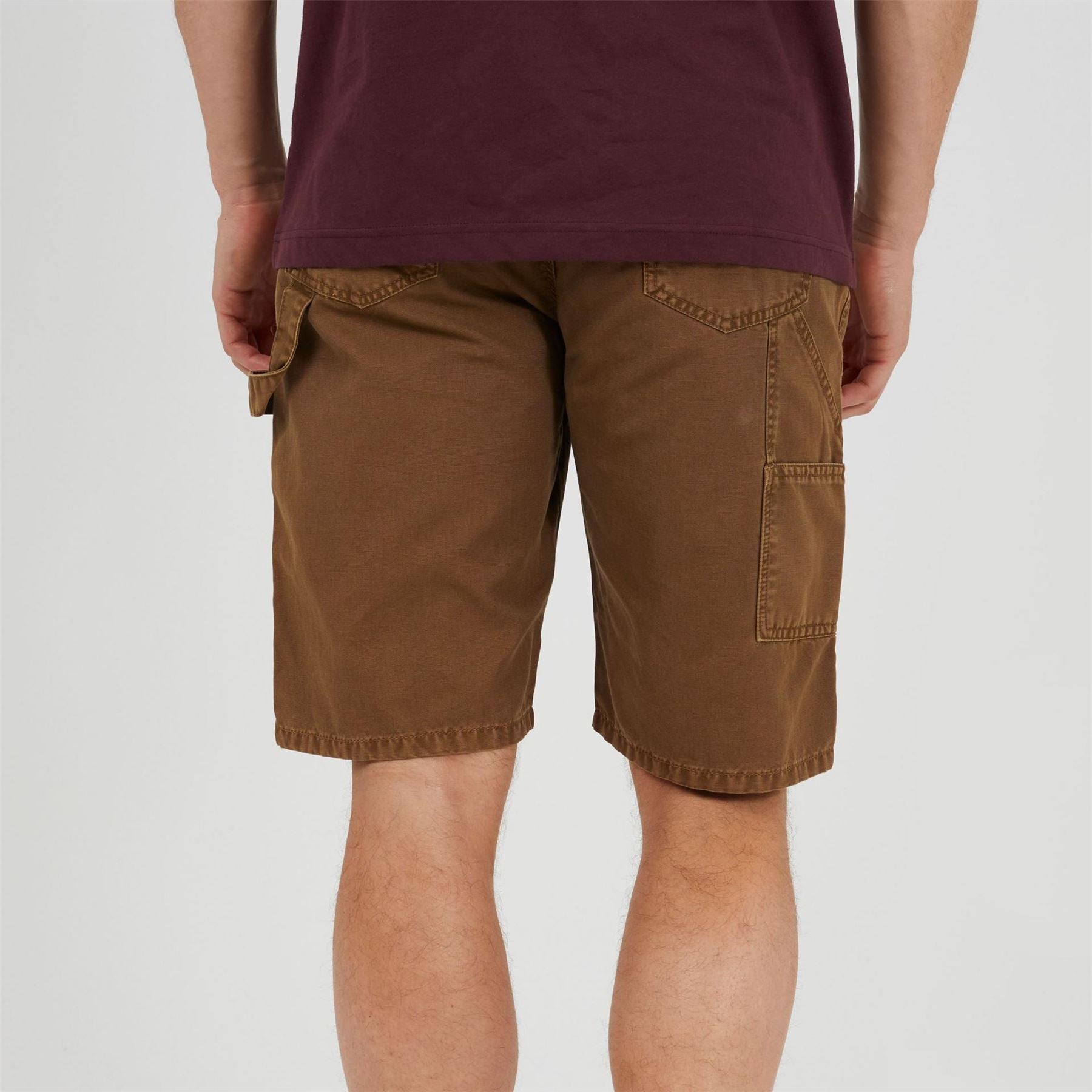Brave Soul Loose Fit Carpenter Woven Tracksuit Shorts