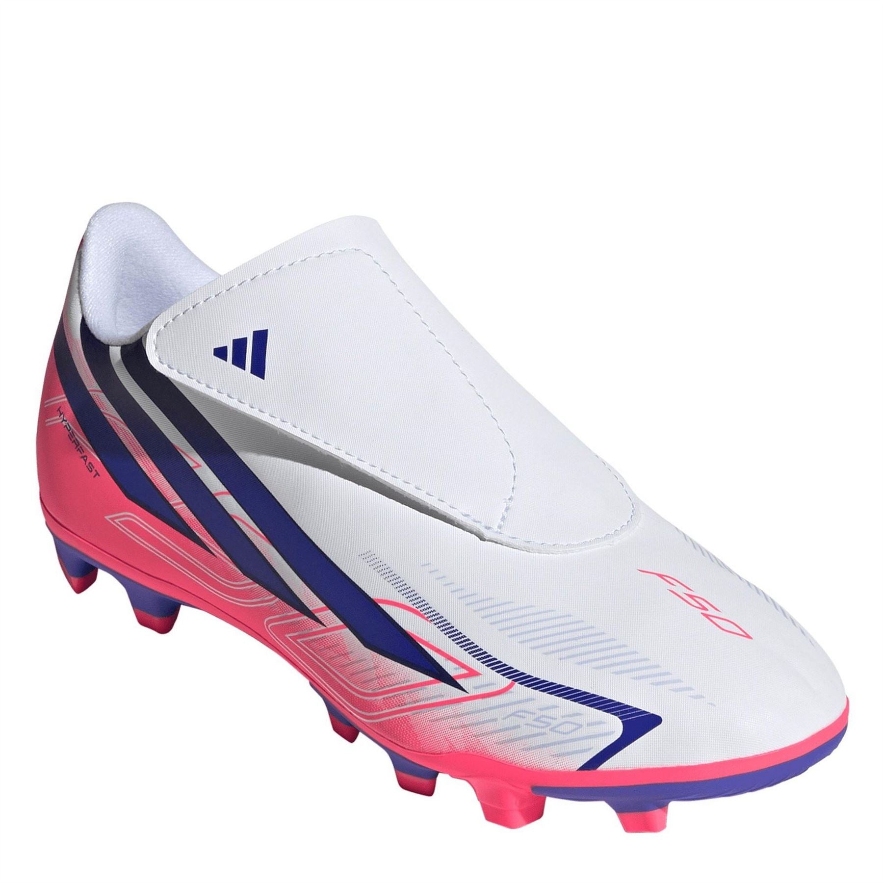 adidas Hyperfast Club Velcro Firm Ground Football Boots Juniors