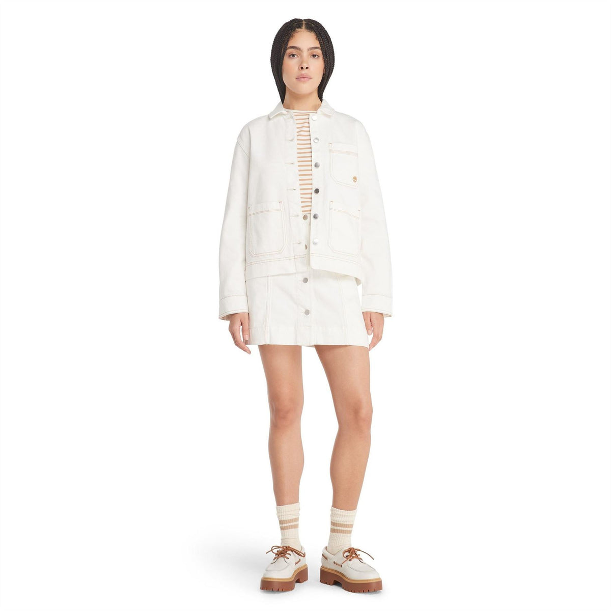 Timberland Kempshire Chore Vintage White Field Jacket