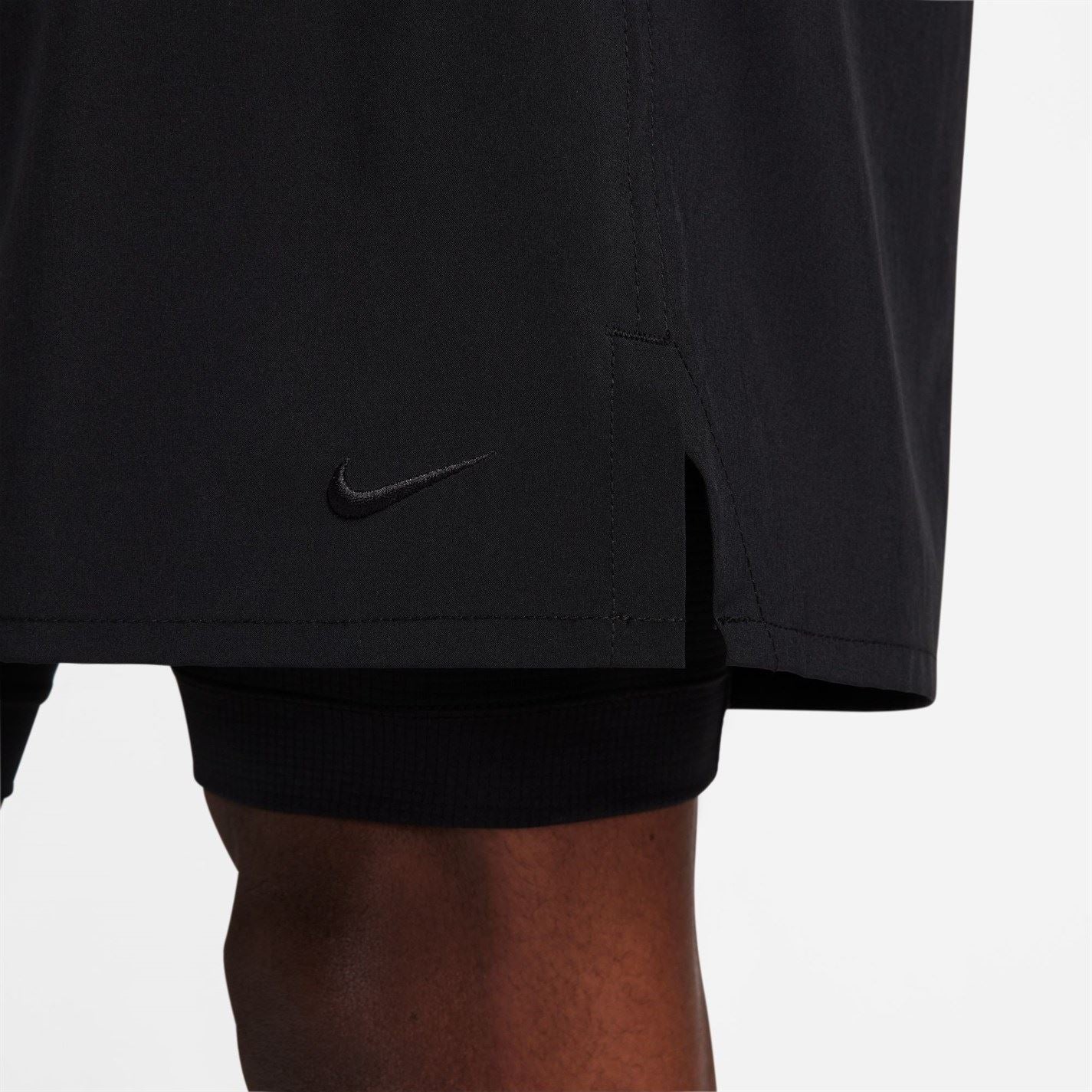 Nike Mens Dri Fit Unlimited 7 2 In 1 Woven Fitness Shorts