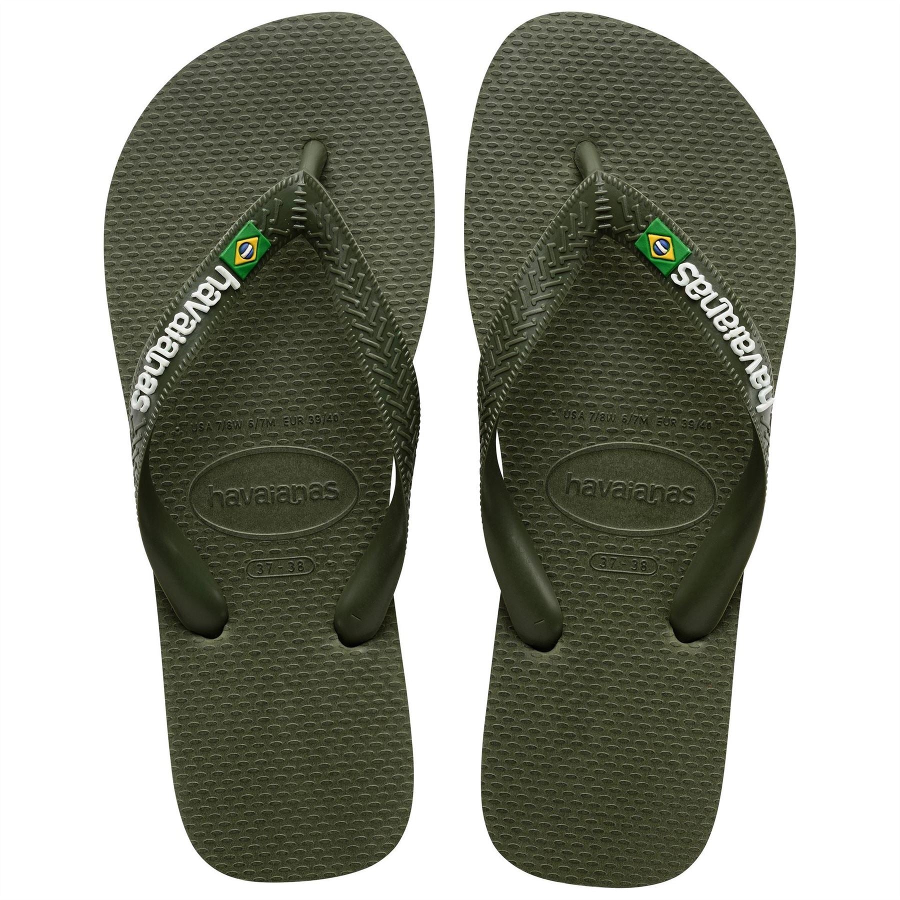Havaianas Womens Hav. Brasil Logo Ruby Red Ruby Red Flip Flops