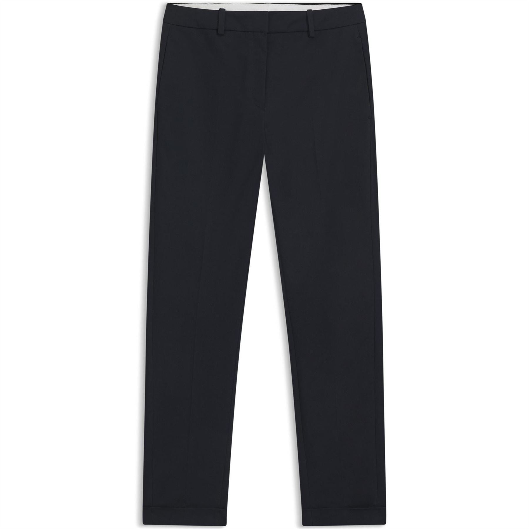 Boss Tachinoa Solid Patterned Straight Chinos