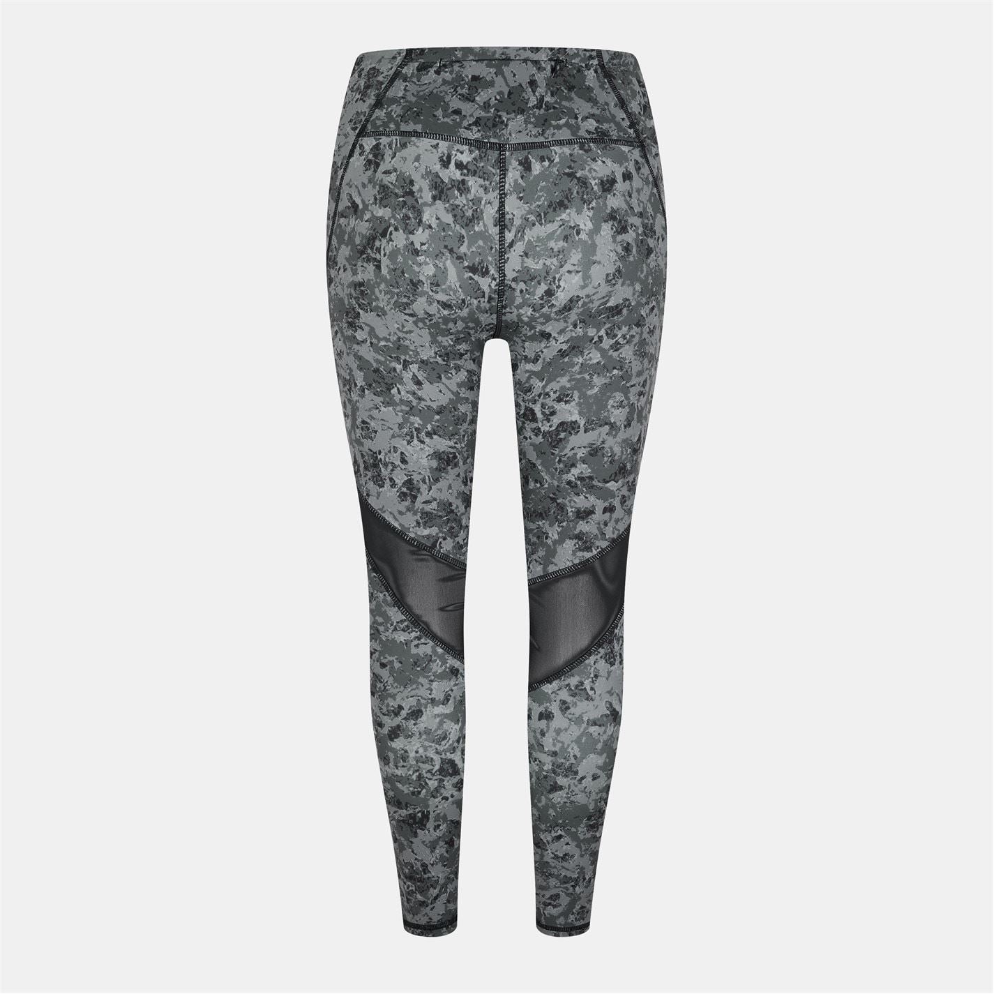 Everlast Contour Mesh Pocket Vertical Stripe Shapewear Leggings