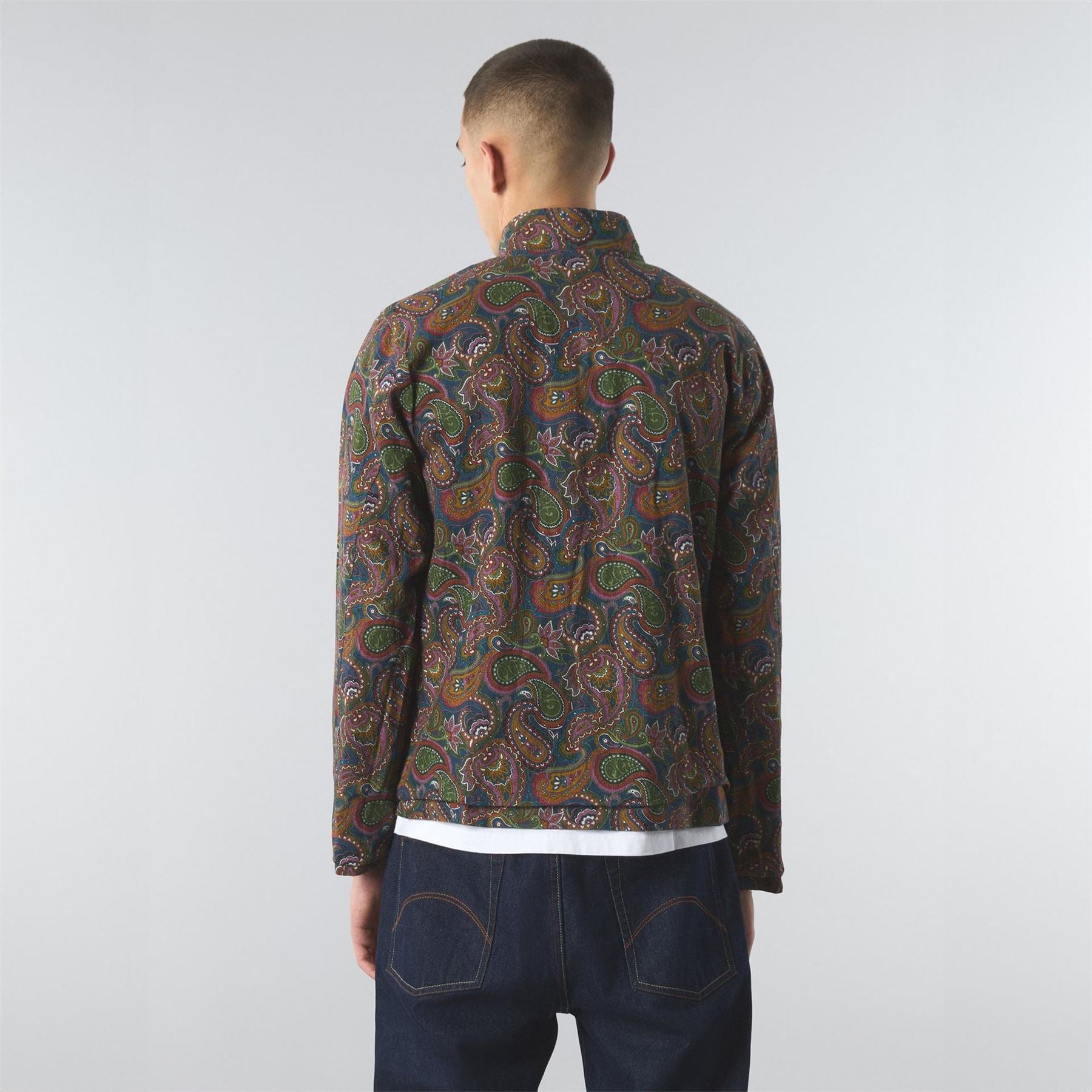 Pretty Green 15th Corporation Mock Neck Parka Jacket