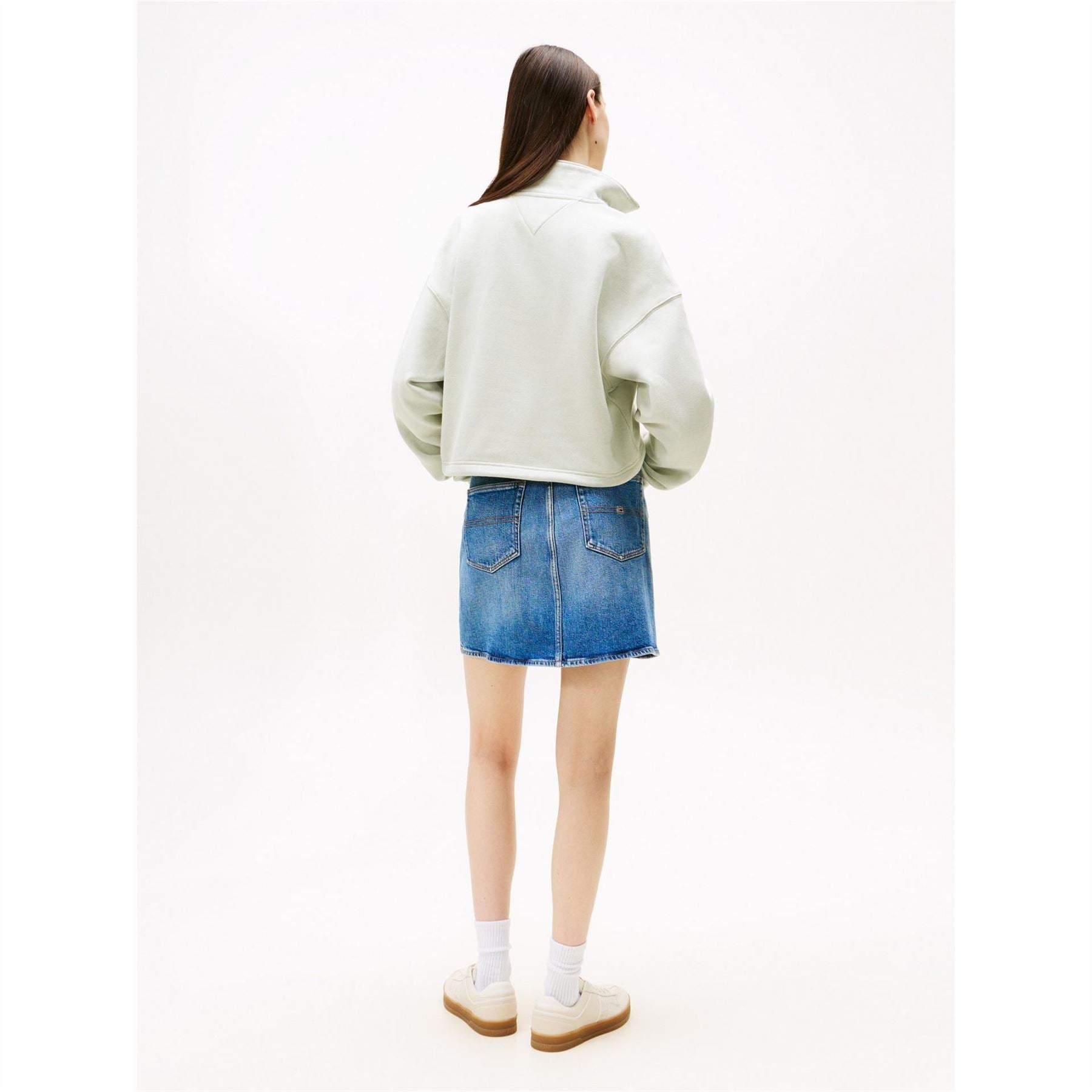 Tommy Jeans Quarter Zip Fleece Pullover