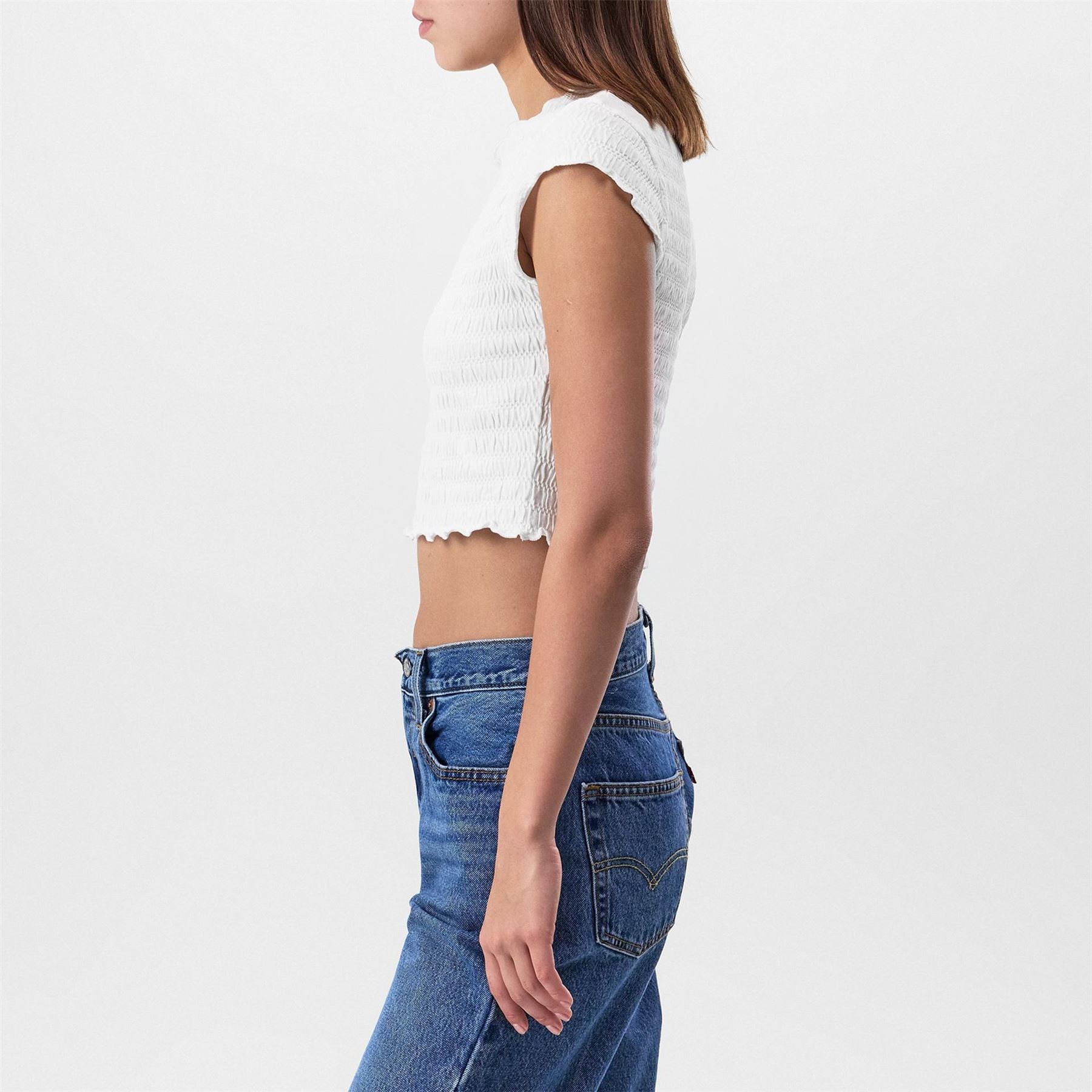 Tommy Jeans Slim Fit Cropped Crew Neck T-Shirt