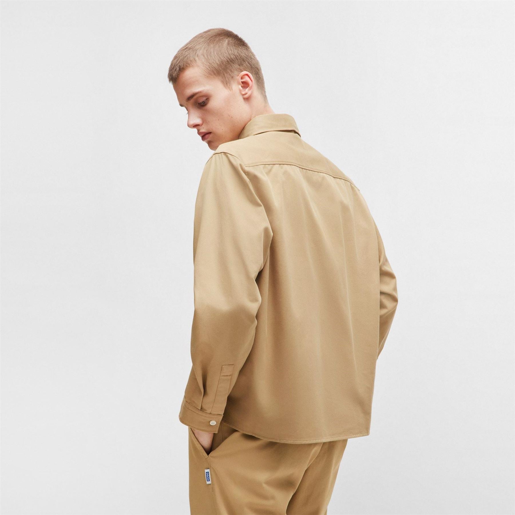Hugo Collared Neck Regular Fit Shirt Jacket