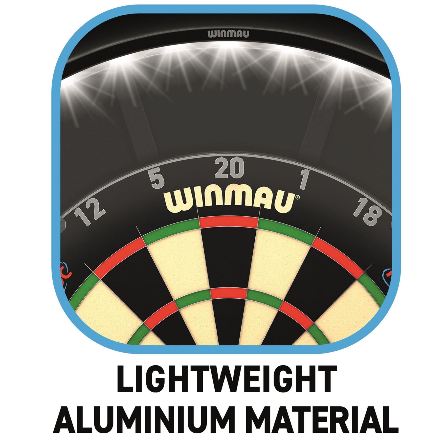 Winmau Polaris 120 Dartboard Light Adults