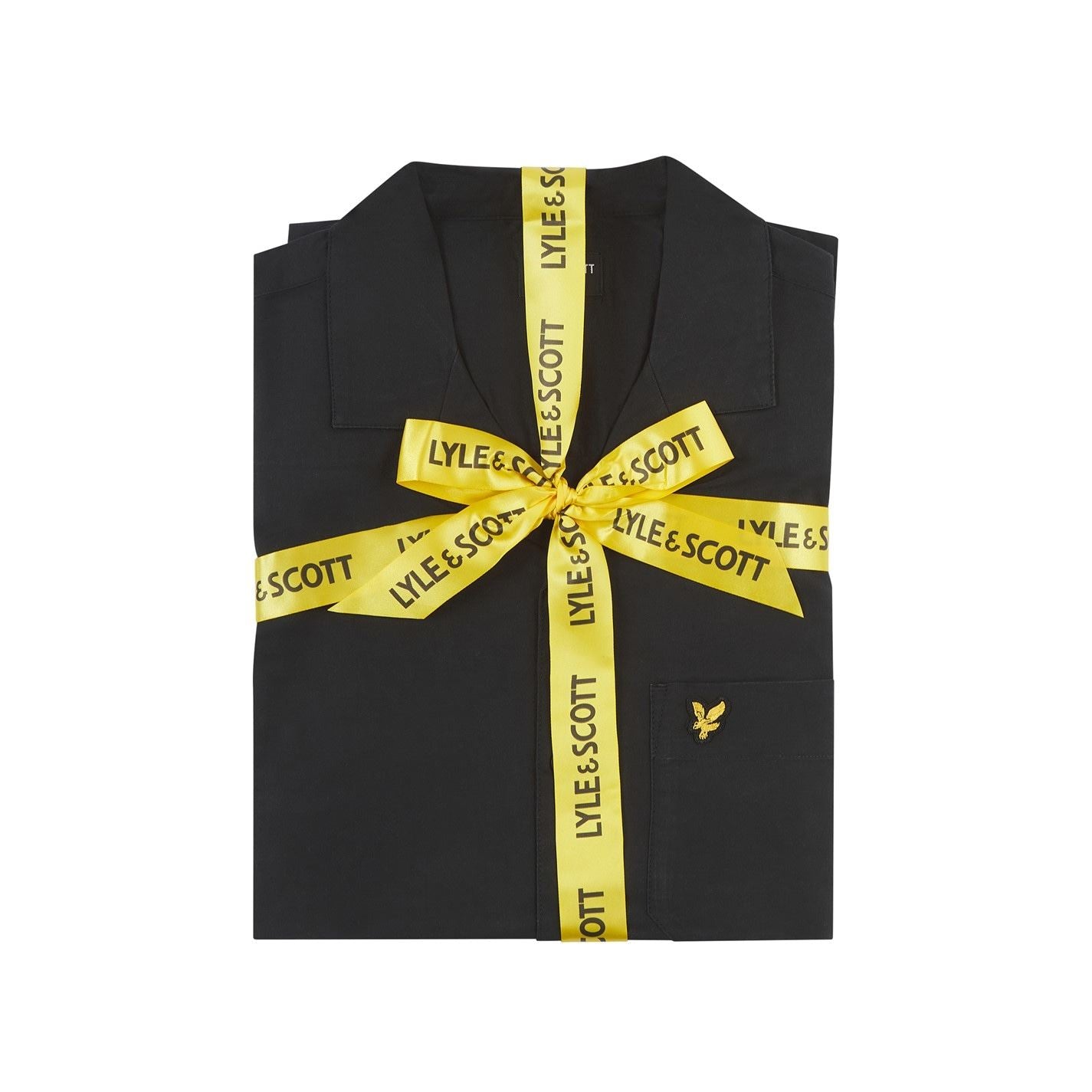 Lyle and Scott Poplin Pyjama Short Sleeve Top