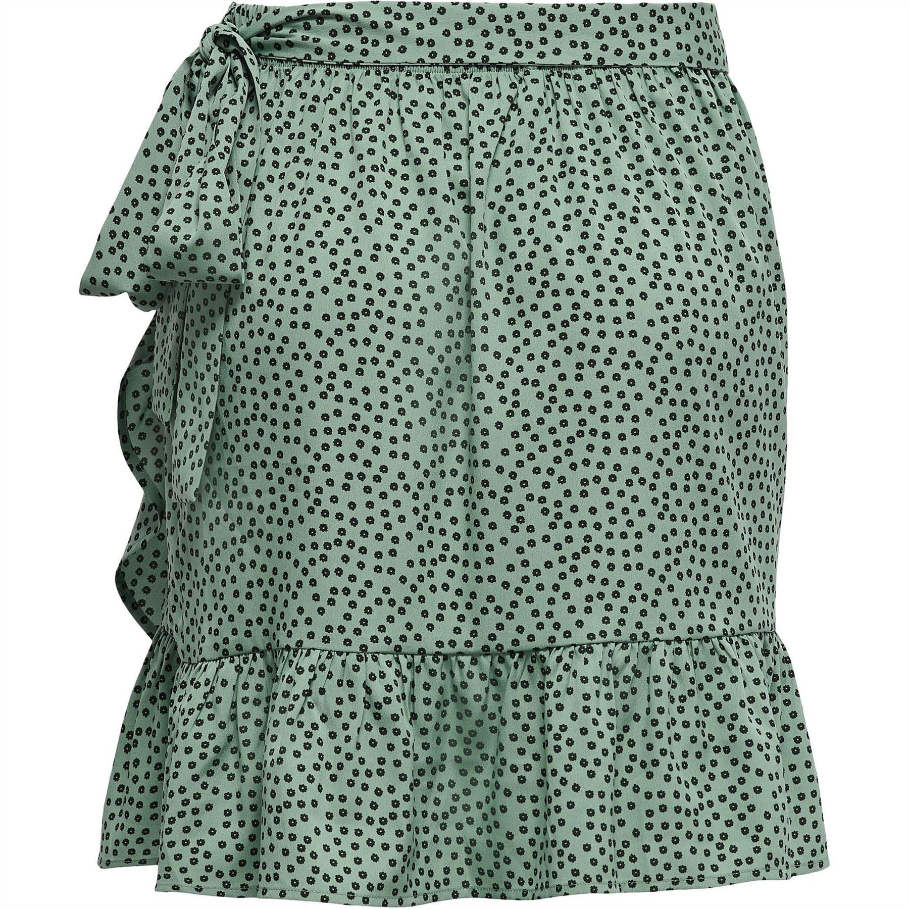 Only Print Wrap Skirt
