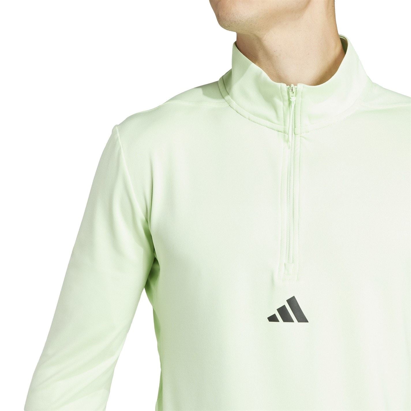 adidas Zip Neck Regular Fit Athletic Top
