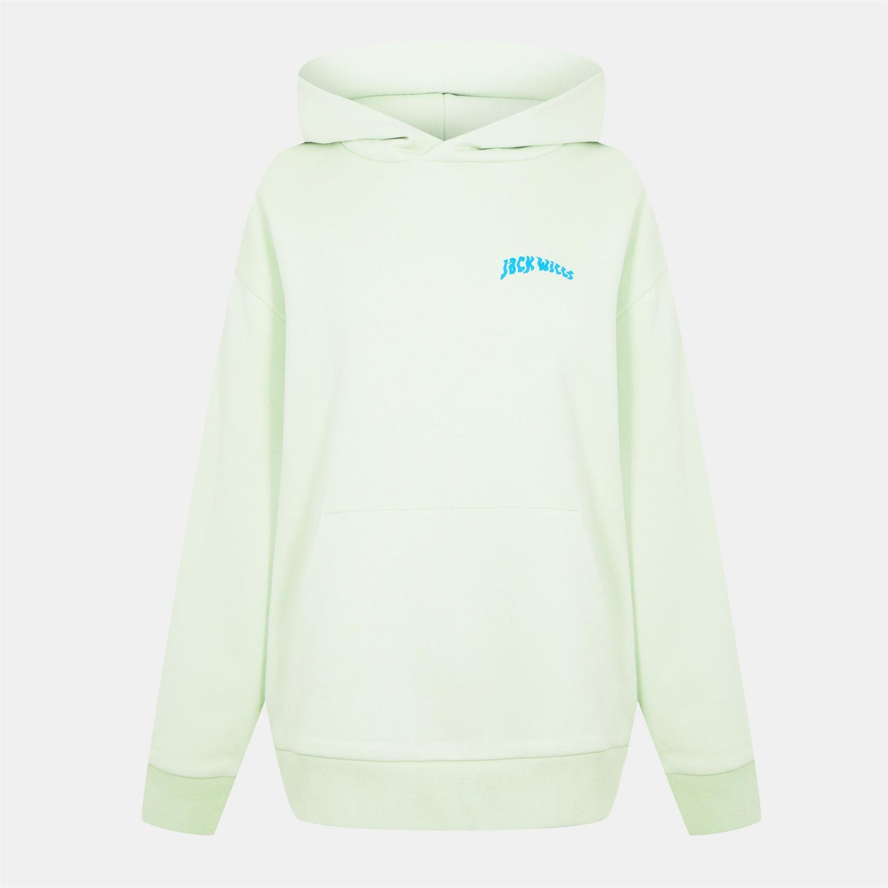 Jack Wills Hooded Neck Drop Shoulder Long Sleeve Hoodie