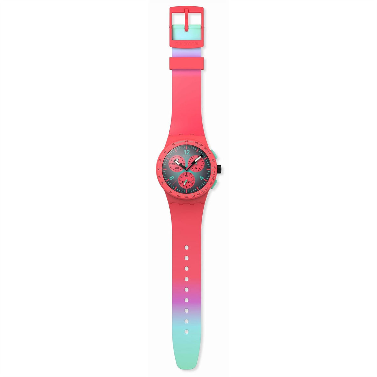 Swatch Adults Paradiso 53 Analogue Quartz Watch