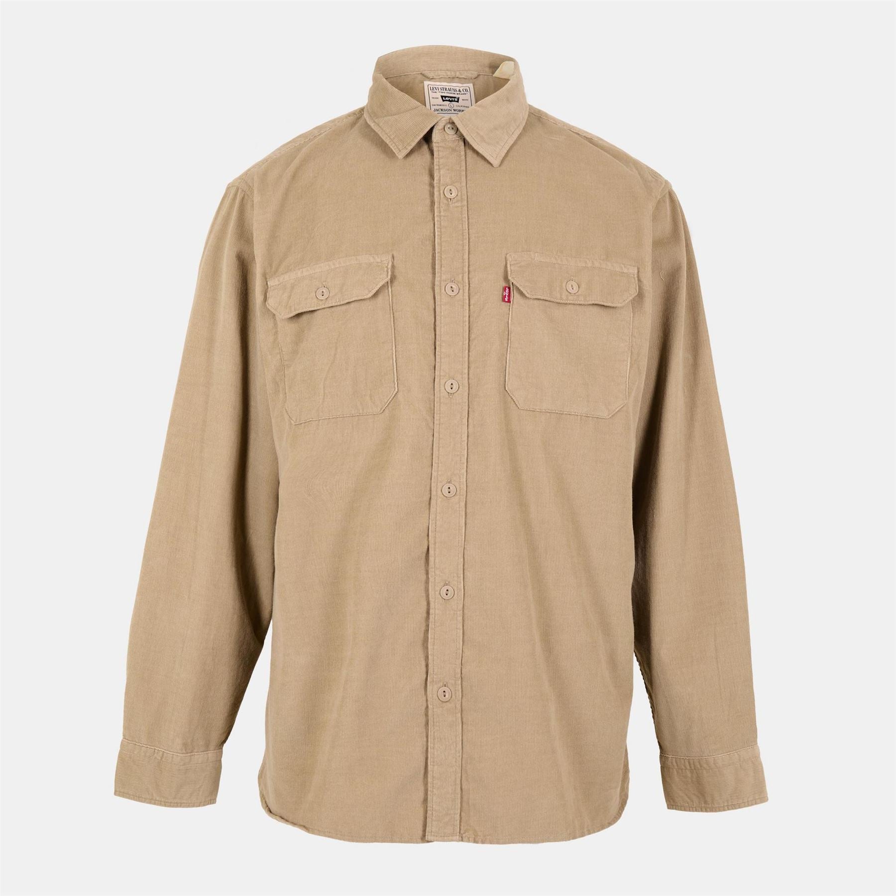 Levis Collared Neck Long Sleeve Regular Fit Shirt