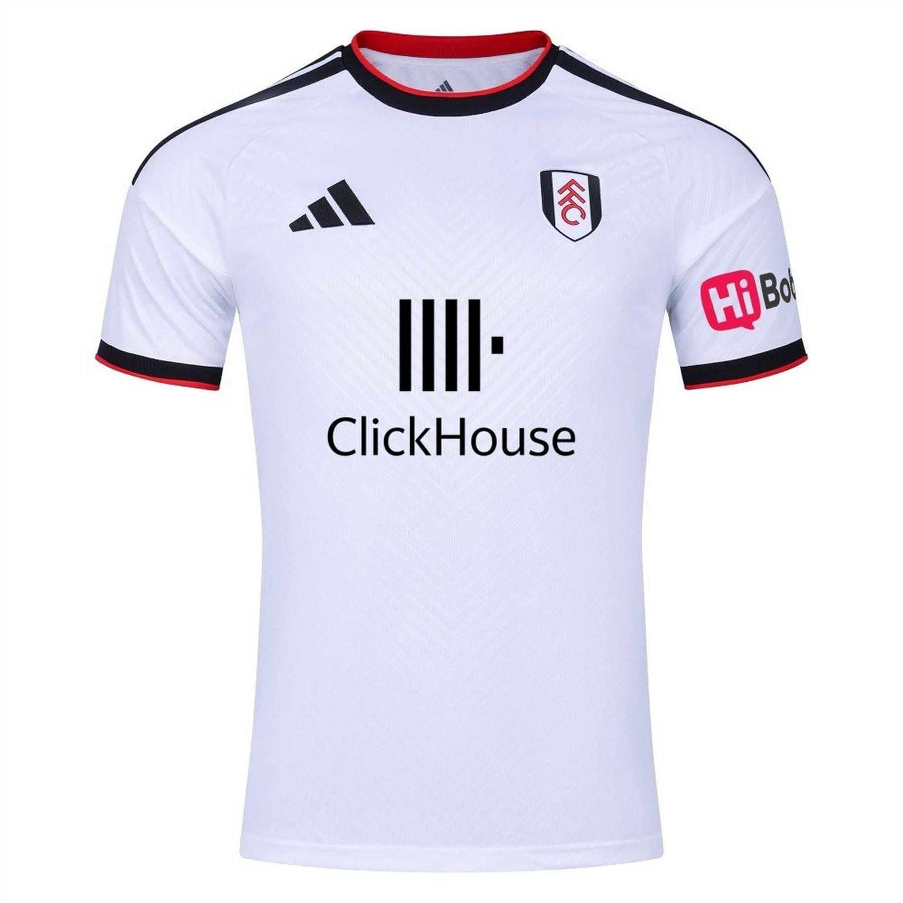 adidas Fulham Home 24 25 Short Sleeve Football Shirt