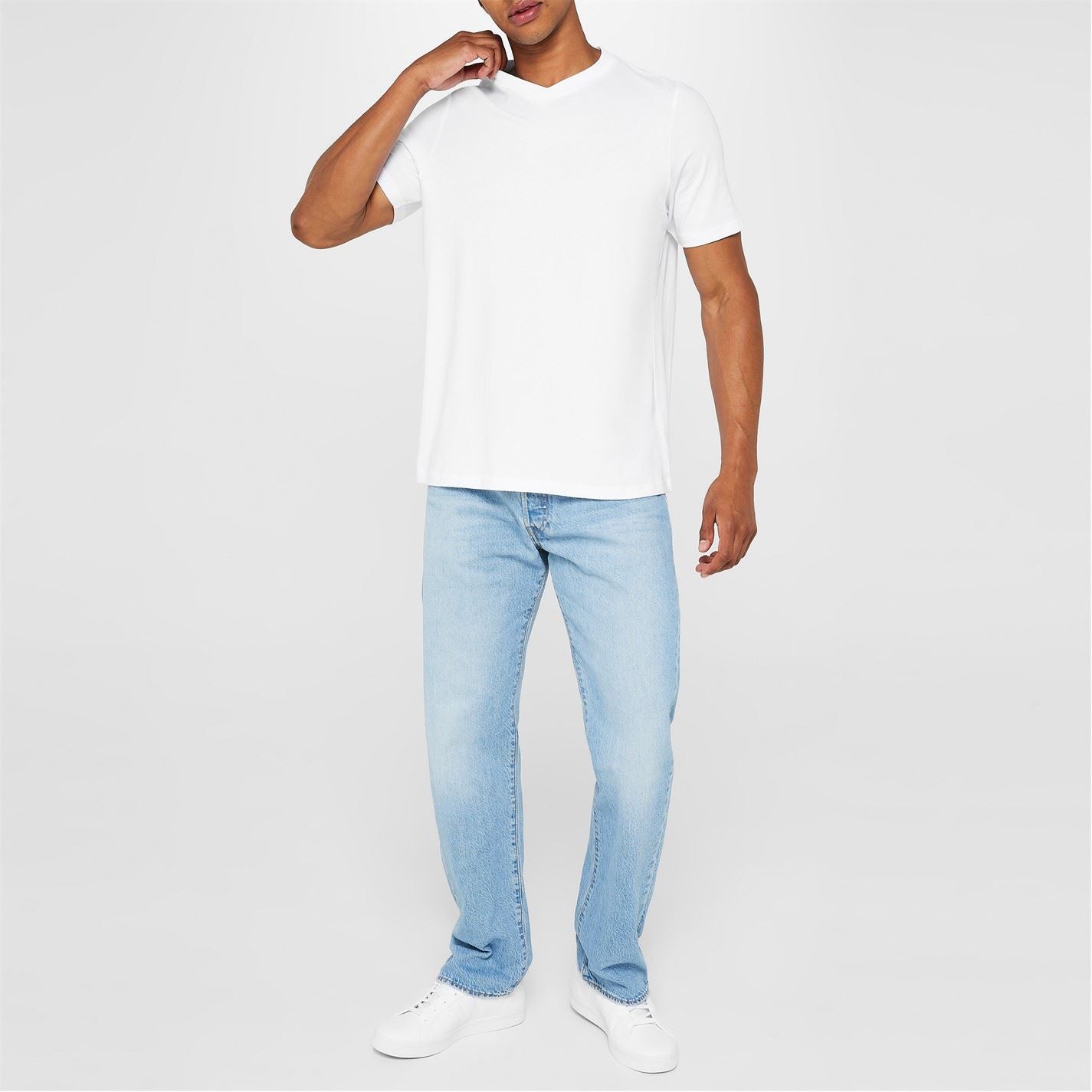 Donnay Mens Three Pack V Neck T-Shirt