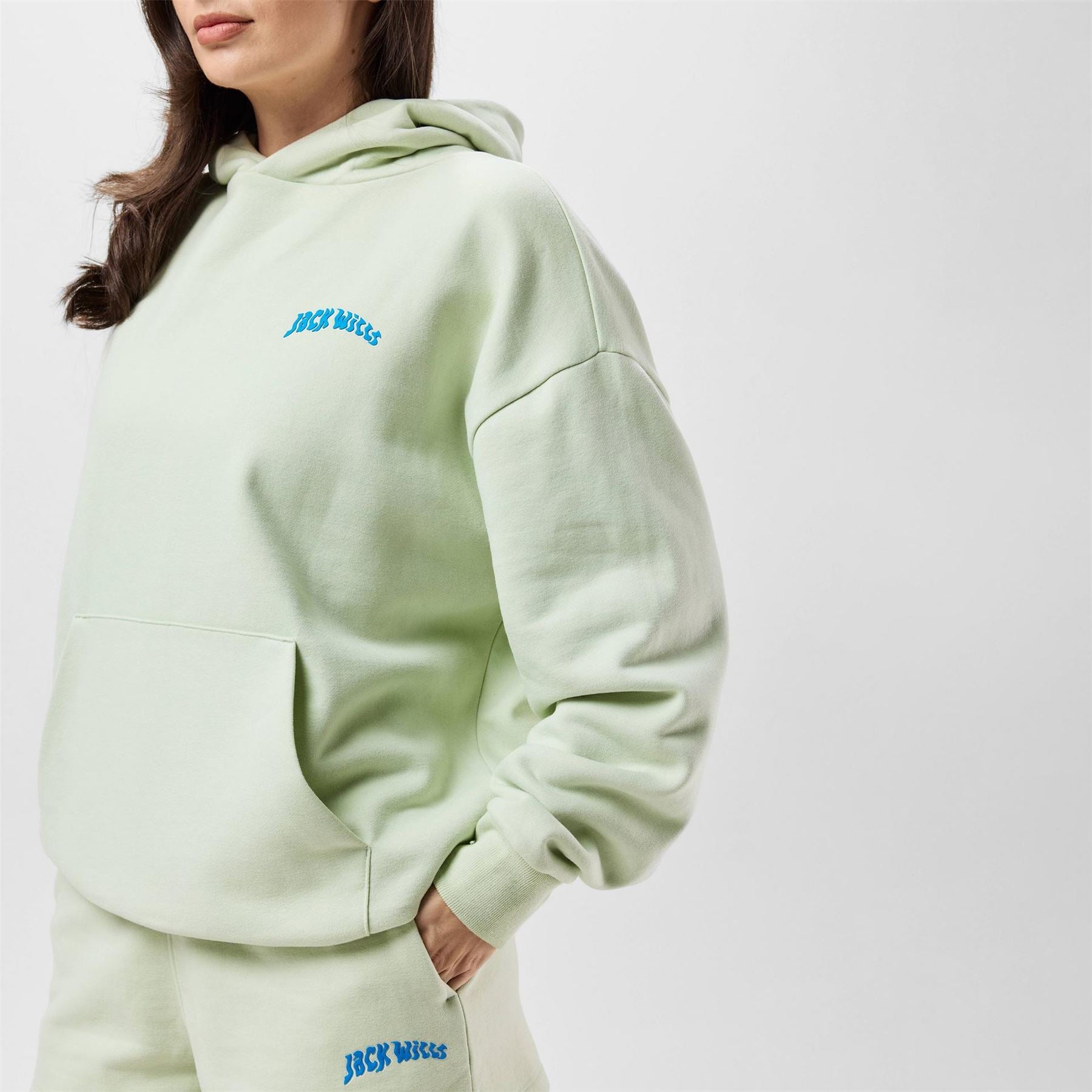Jack Wills Hooded Neck Drop Shoulder Long Sleeve Hoodie