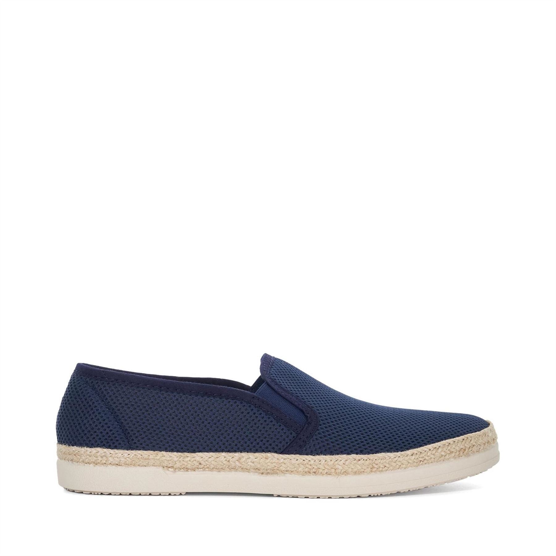 Dune London Textured Round Toe Espadrilles