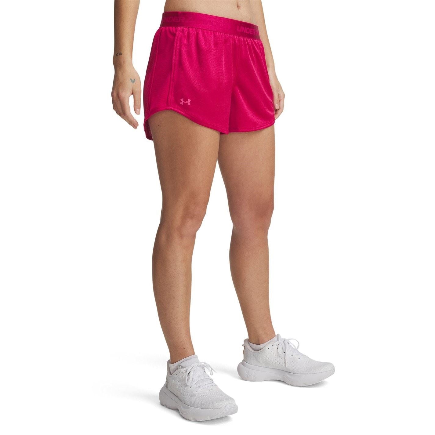 Under Armour Play Up Bermuda Shorts with Curved Hem