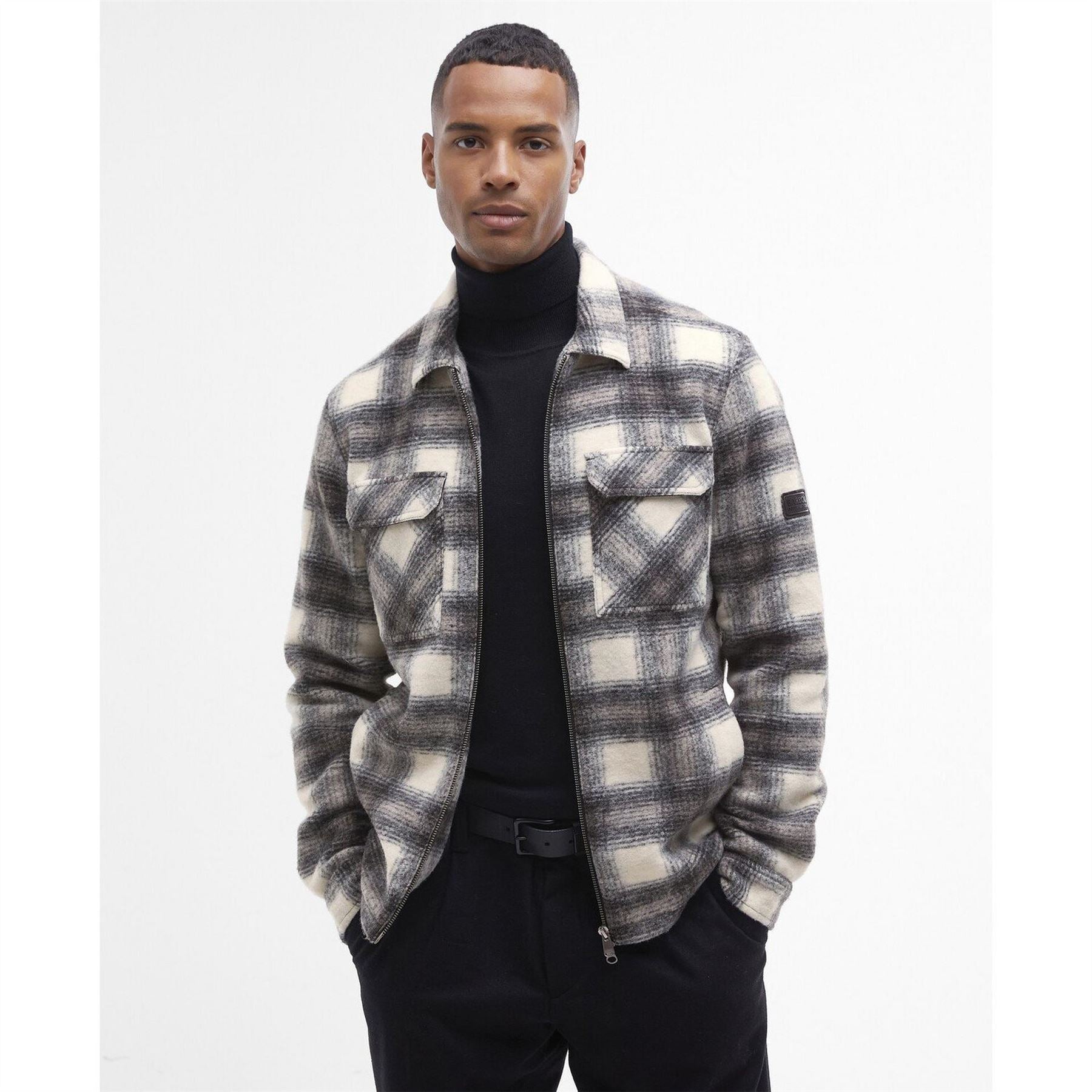 Barbour International Clayton Brushed Fleece Overshirt