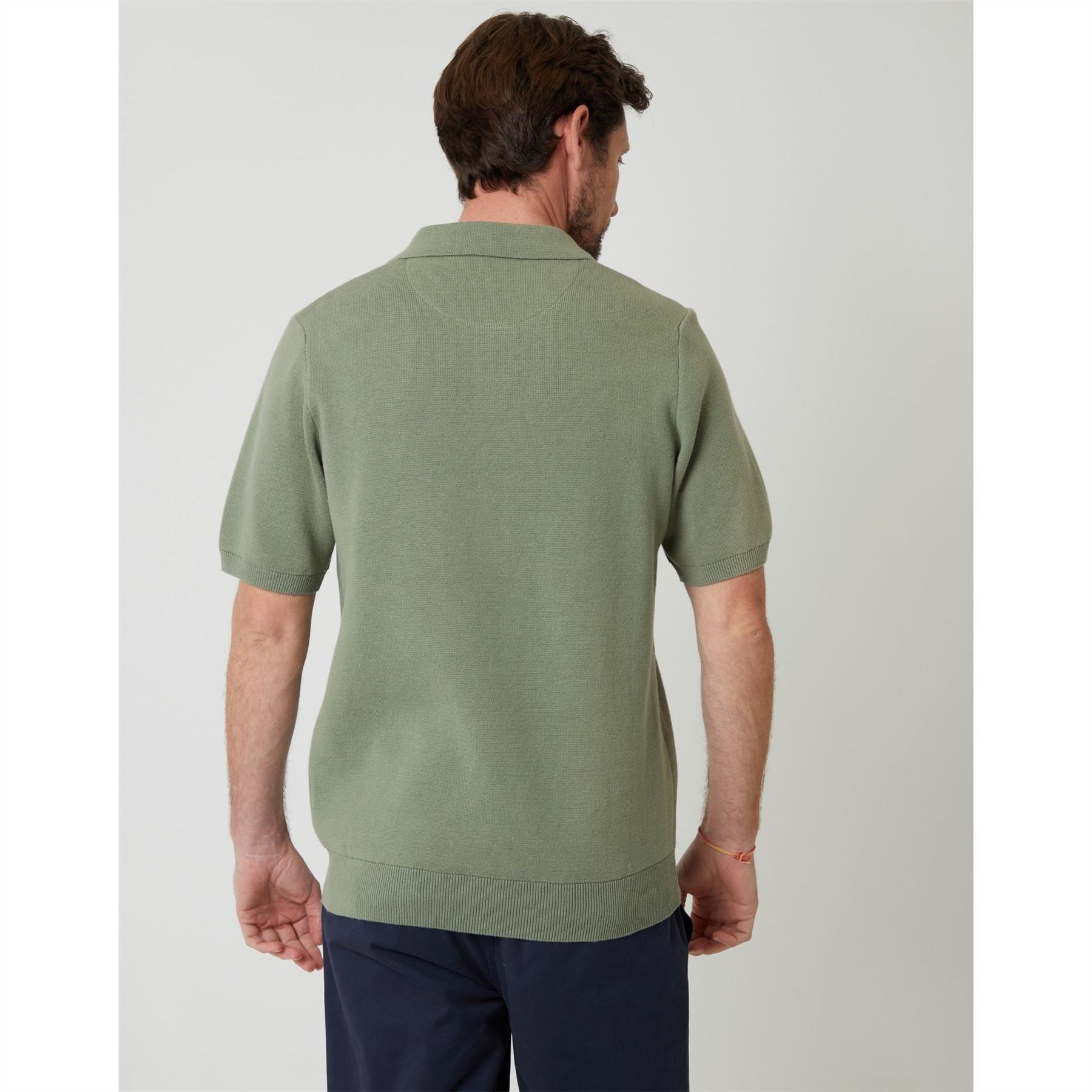 Saltwell Zip Neck Regular Fit Polo Shirt