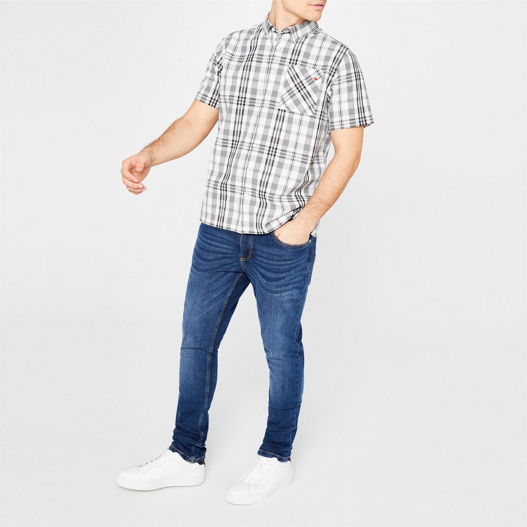 Lee Cooper Mens Cooper Check Shirt