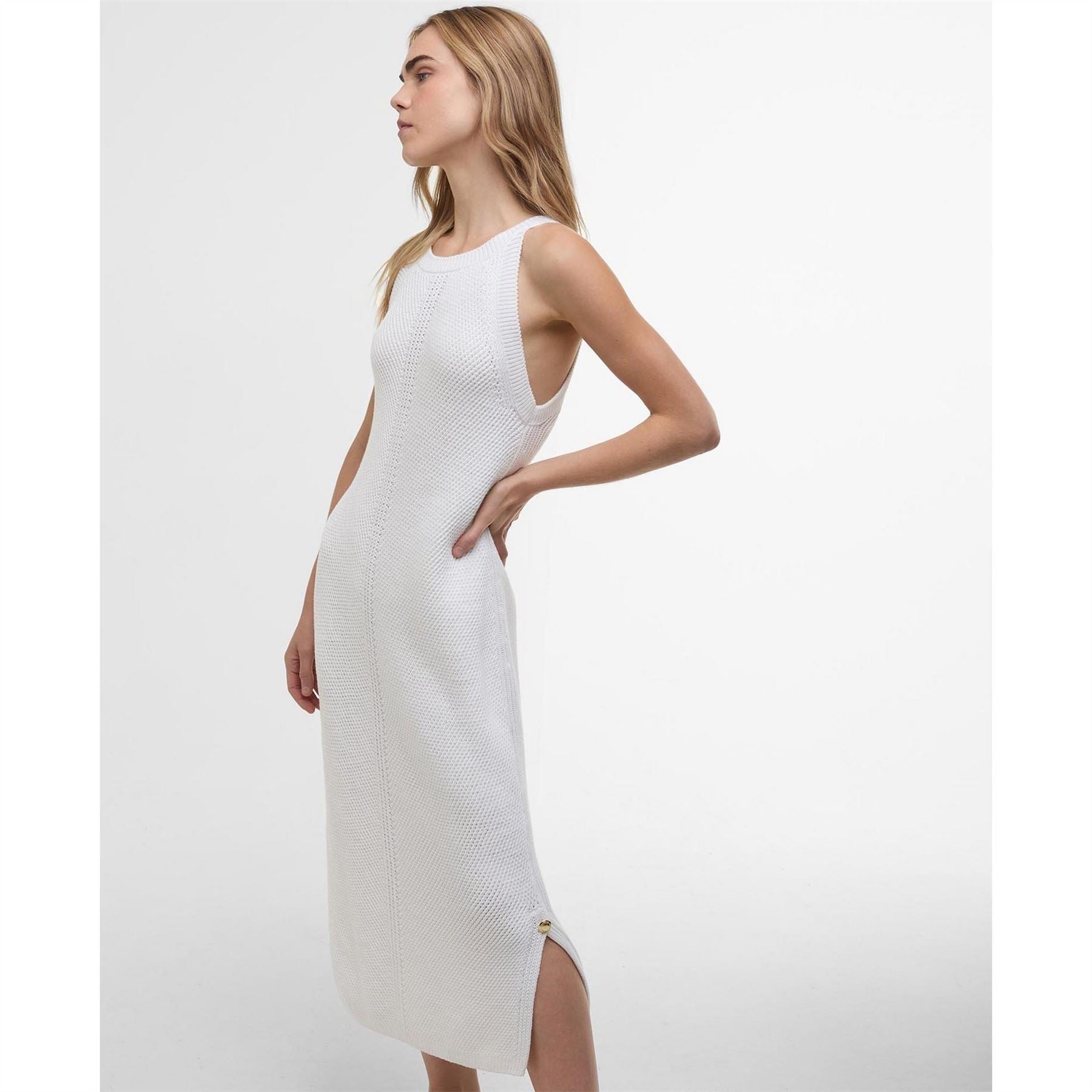 Barbour International Knitted Midi Dress