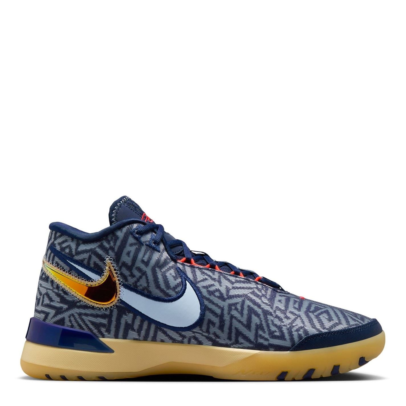 Nike Lbj Nxt Gen Mid Top Lace-Up Sneakers
