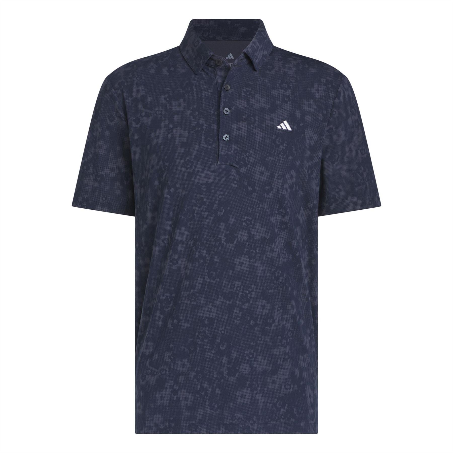 adidas Short Sleeve Print Polo Shirt
