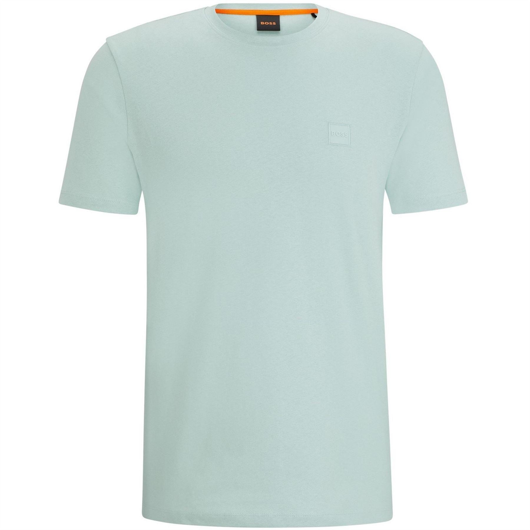 Boss BOSS ORANGE Tales T Shirt with Logo Patch Premium Cotton