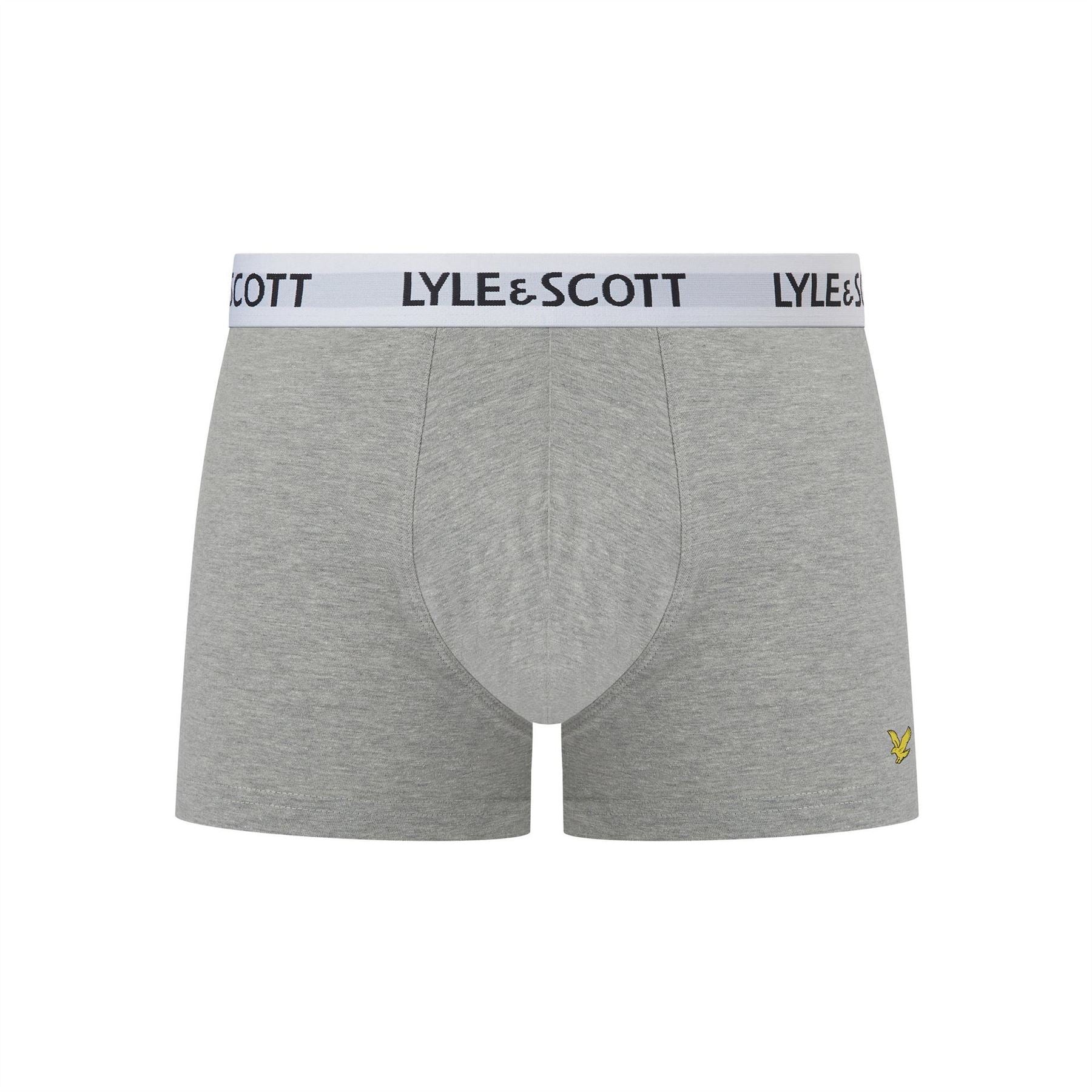 Lyle and Scott 5 Pack Core Plain Design Trunks