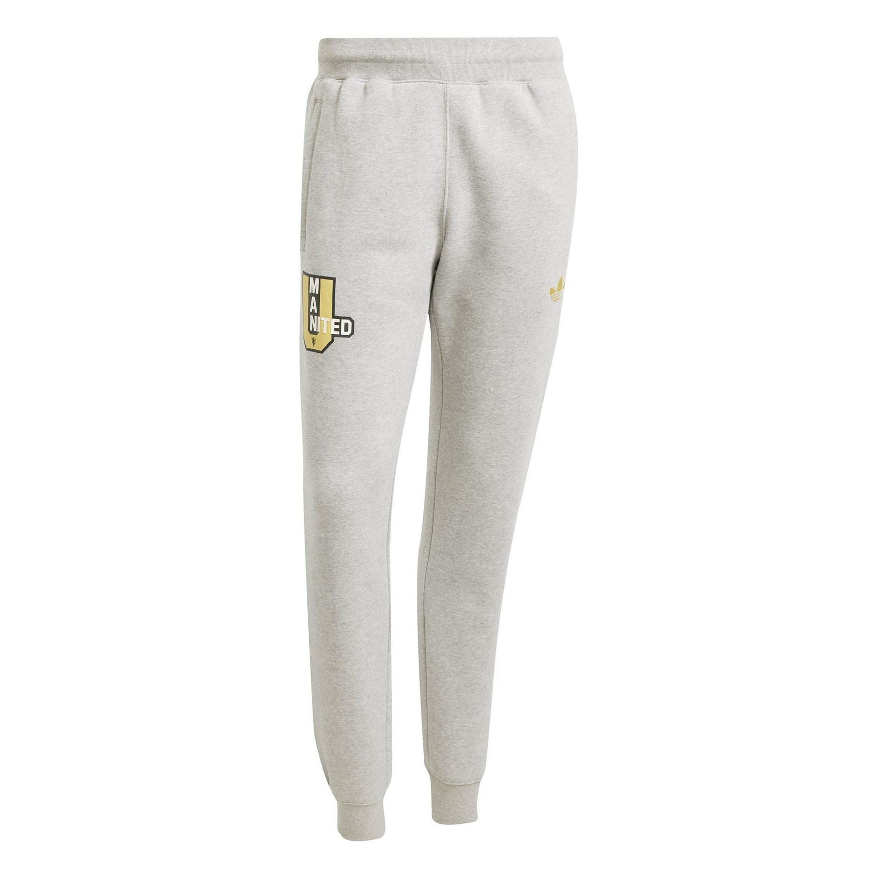 adidas Mens Manchester United Vrct Tracksuit Bottoms