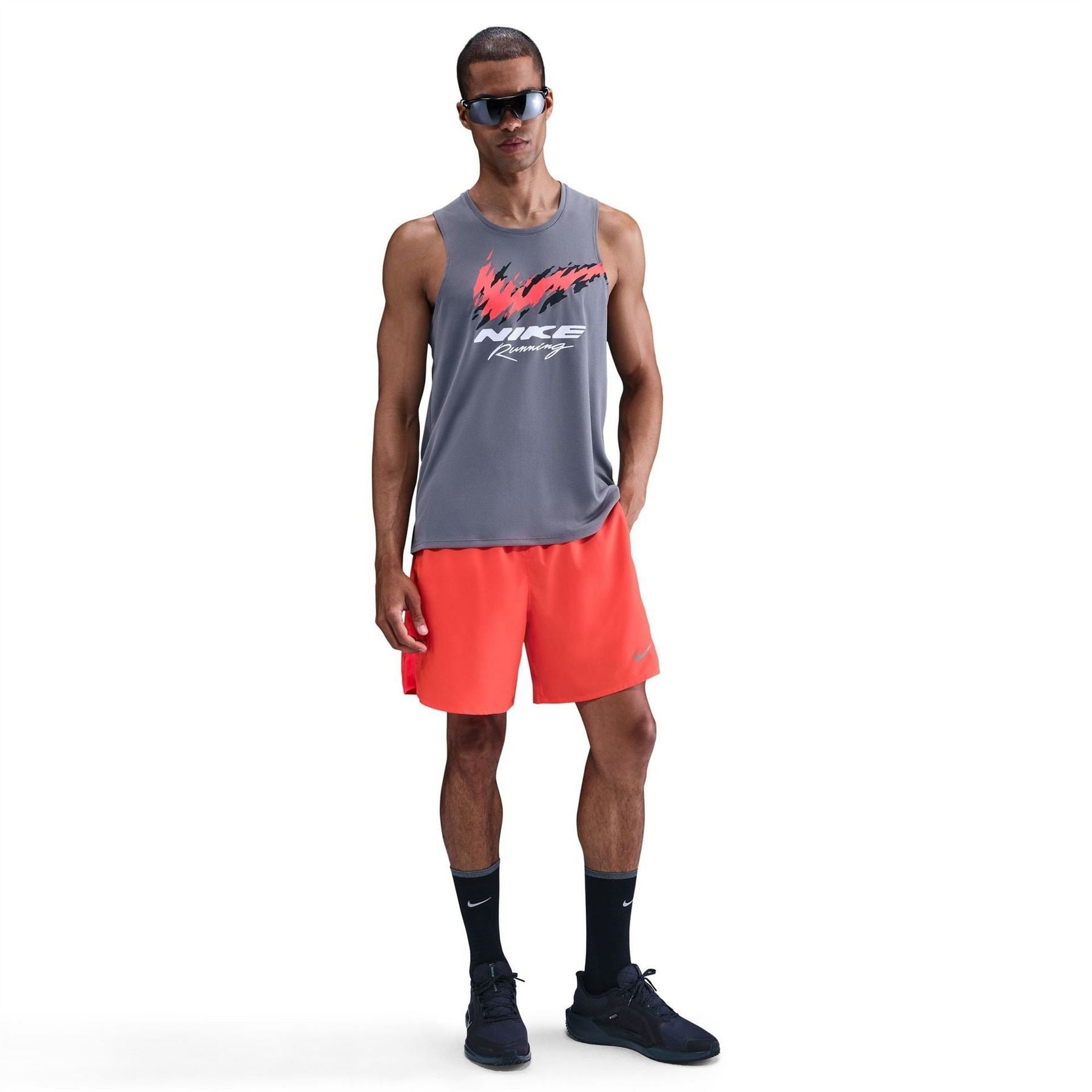 Nike Mens Challenger 2 In 1 Running Shorts