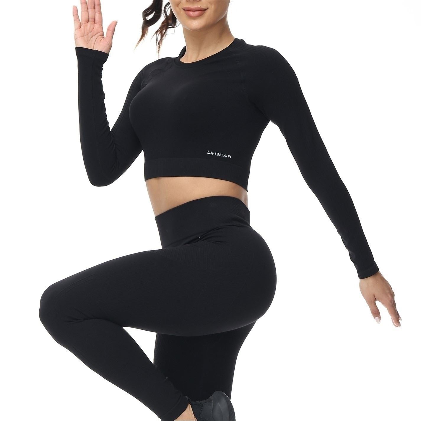 LA Gear L S Sl Crop 2 Pack