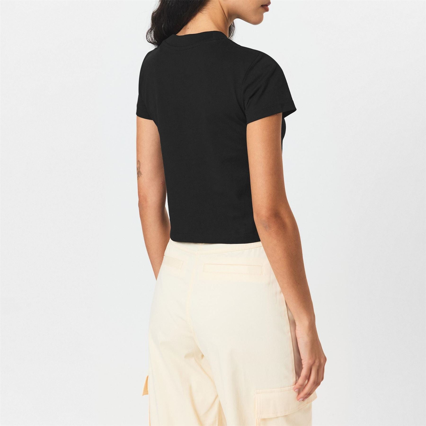 Calvin Klein Jeans Cropped Crew Neck Regular Fit T-Shirt