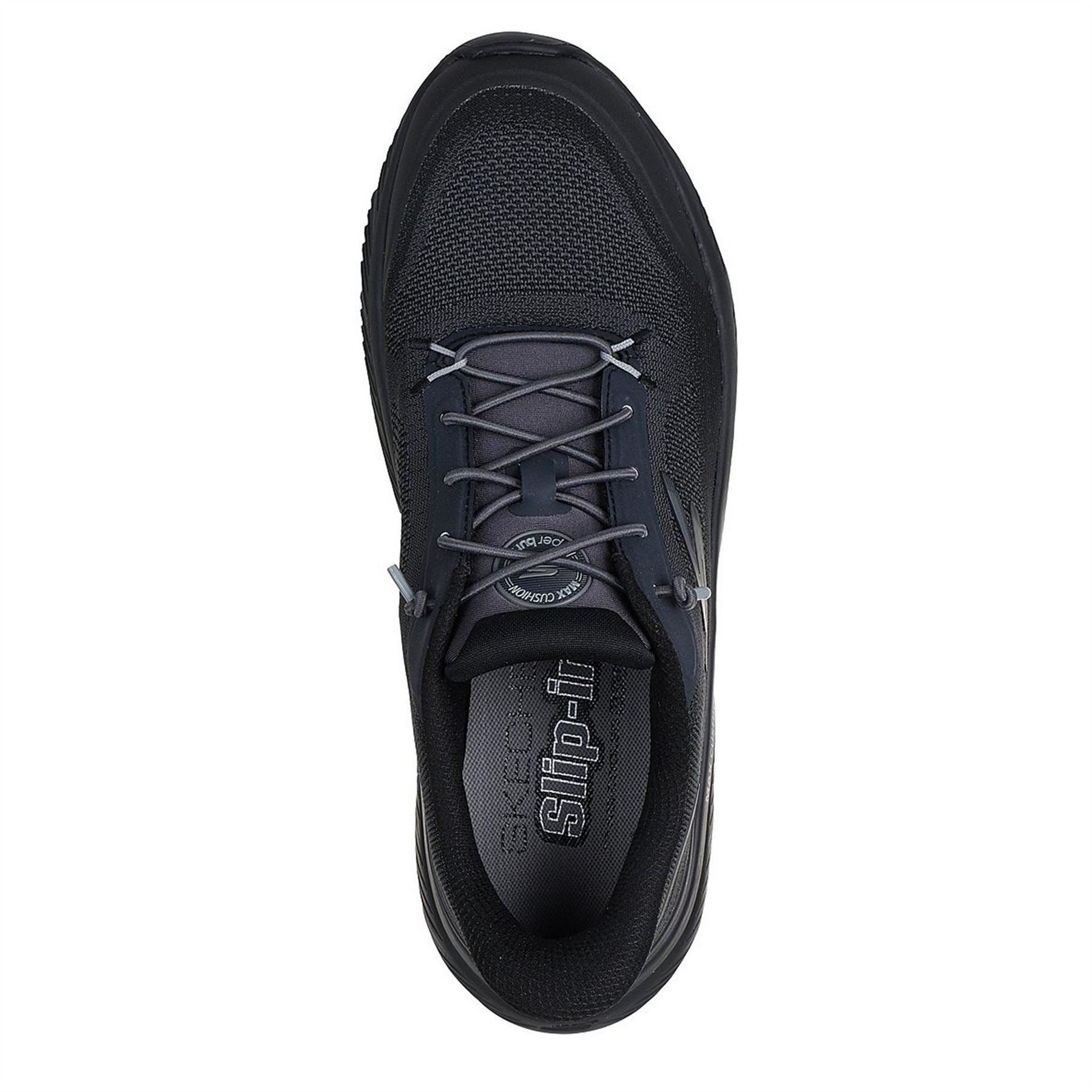 Skechers Mens Walk Max Cushioning Hyper Slip On Trainers