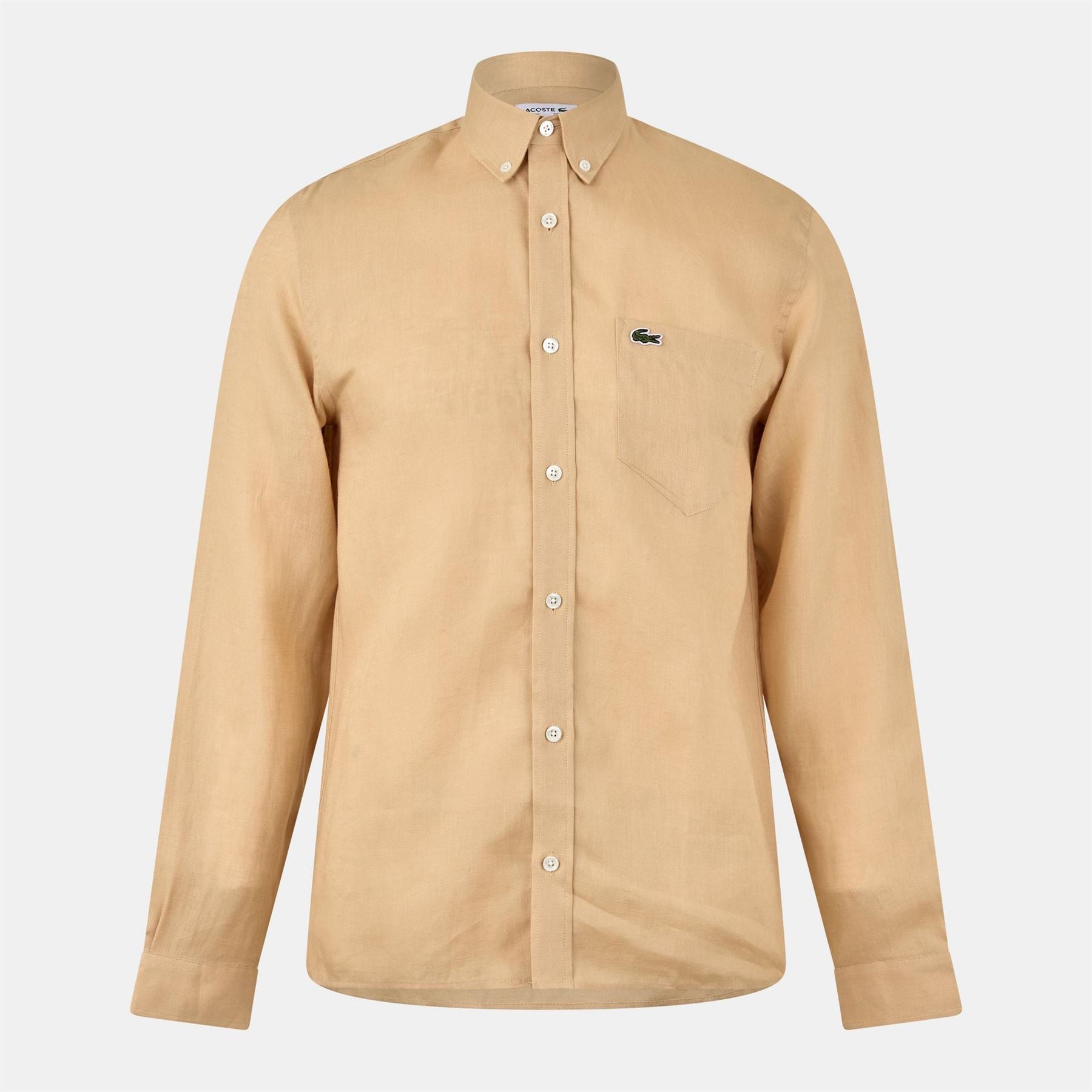 Lacoste Long Sleeve Plain Shirt