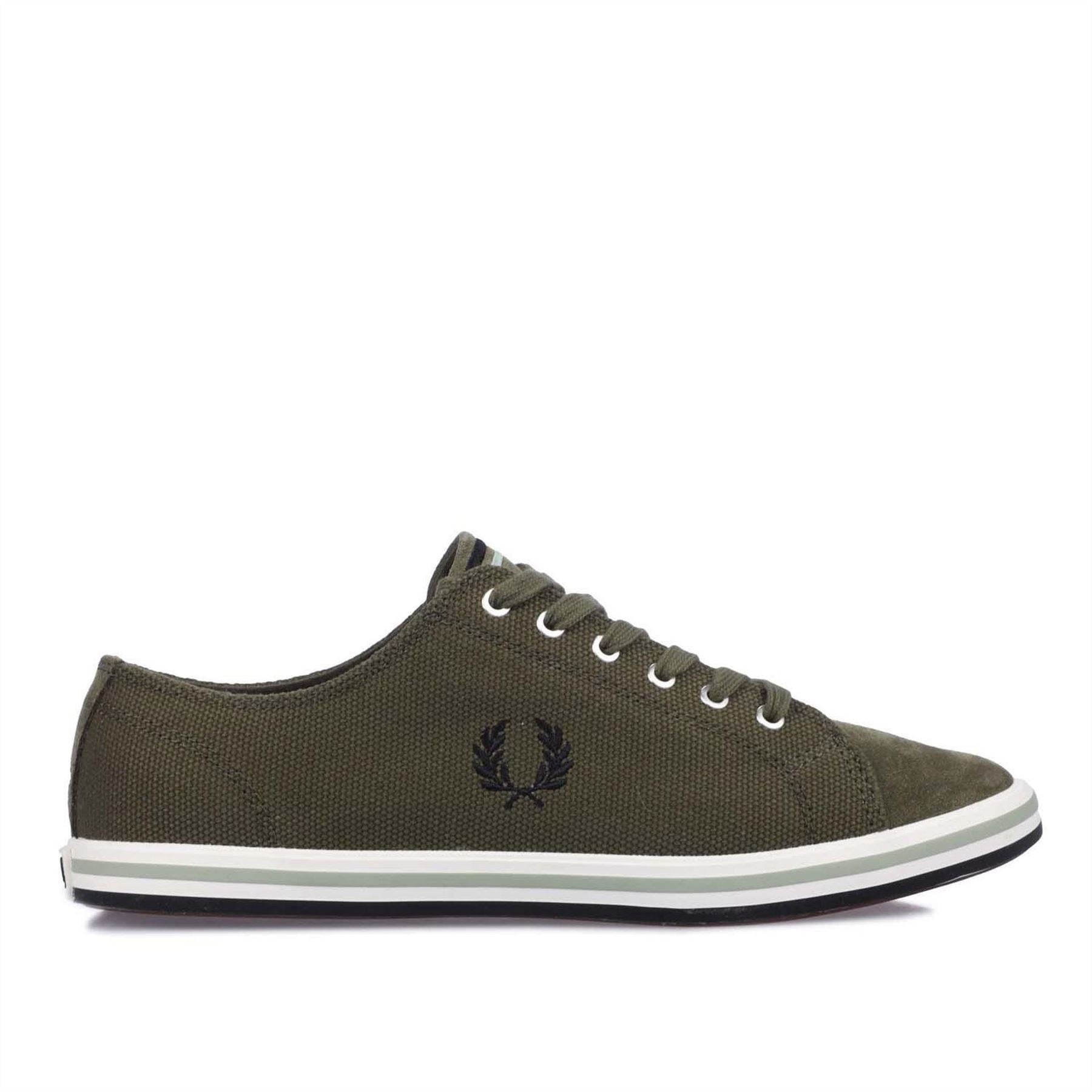 Fred Perry Canvasas Suede Trainers