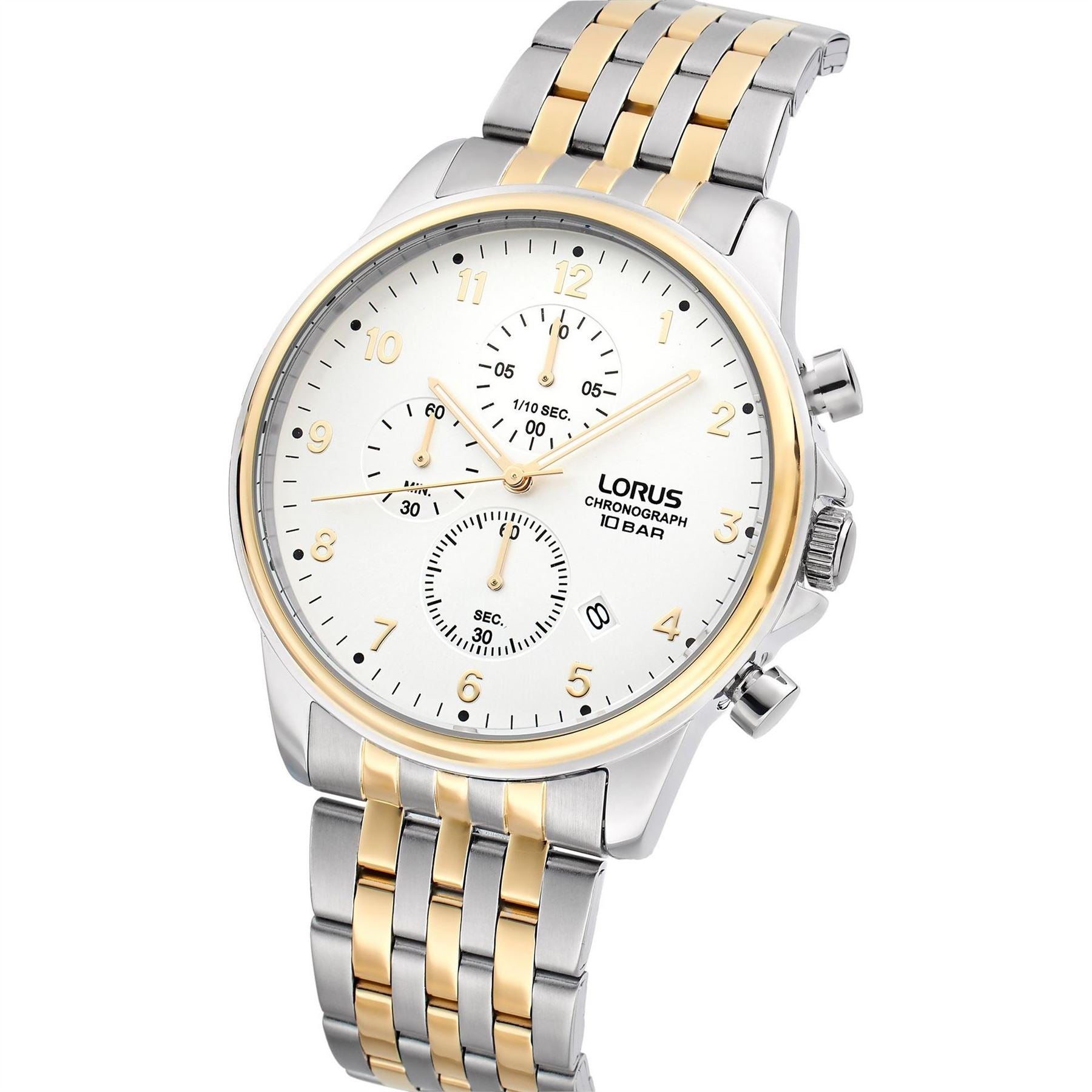 Lorus Chronograph Steel Bracelet Analogue Watch