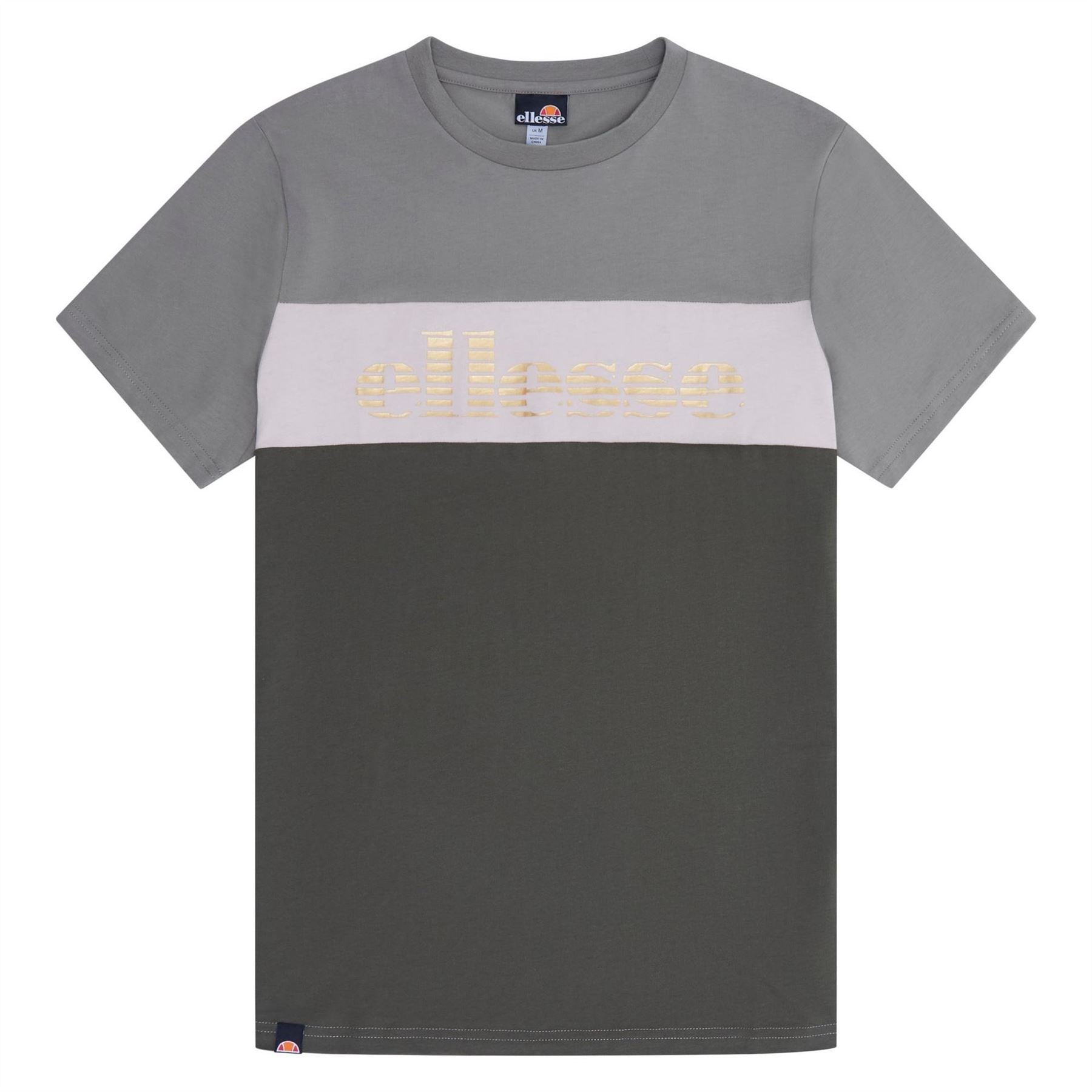 Ellesse Coppens Crew Neck Ribbed Collar Jersey T-Shirt