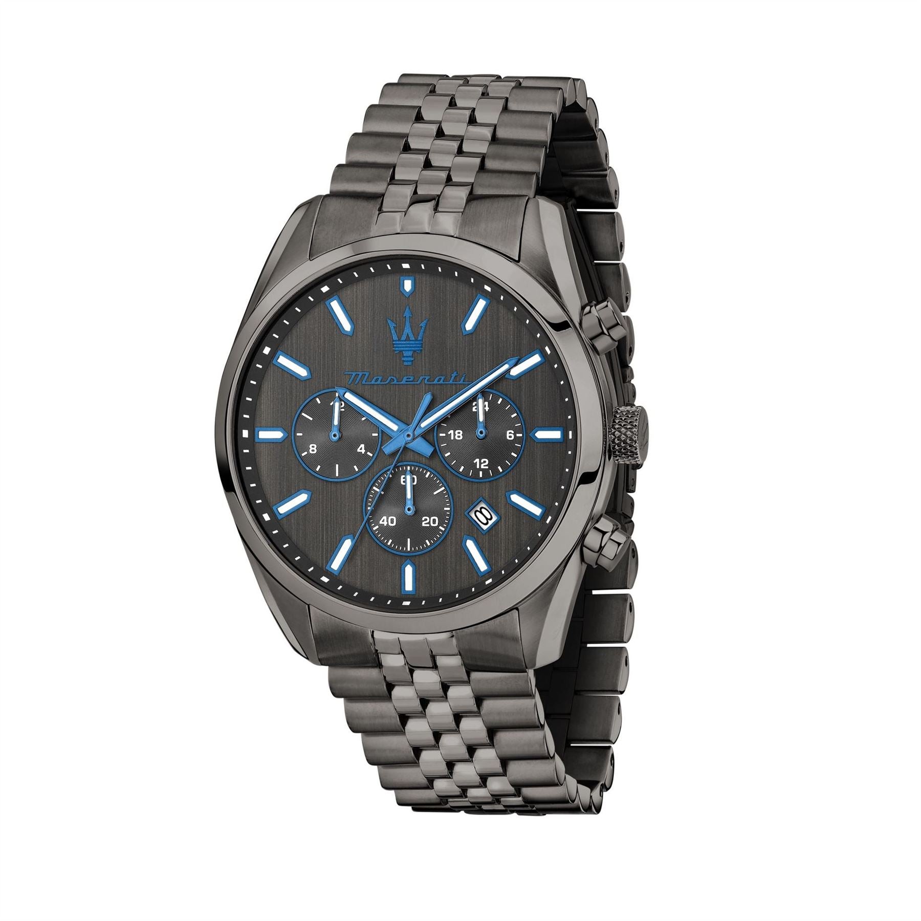 Maserati Dark Editio Racing Steel Bracelet Strap Analogue Watch