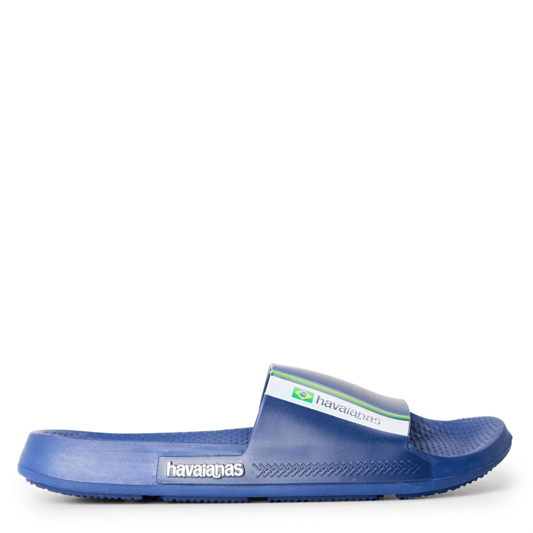 Havaianas Kids Slide Brasil Navy Blue Flip Flops