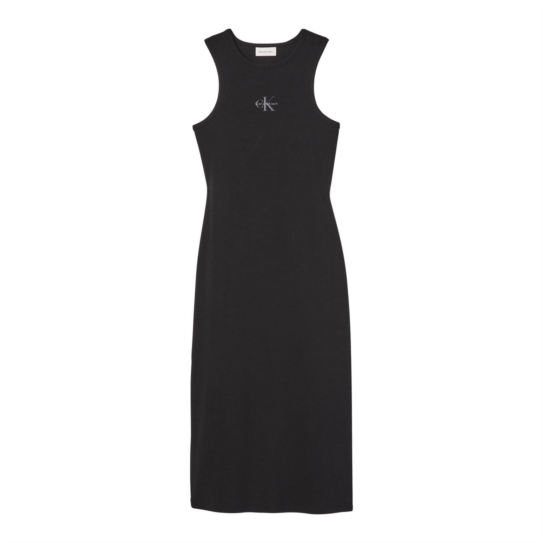 Calvin Klein Jeans Midi Crew Neck Bodycon Dress