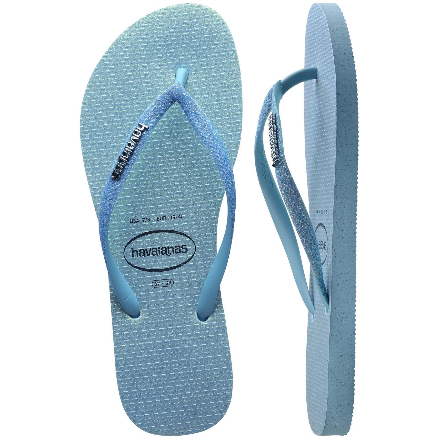 Havaianas Slim Print Thong Toe Flip Flop Sandals