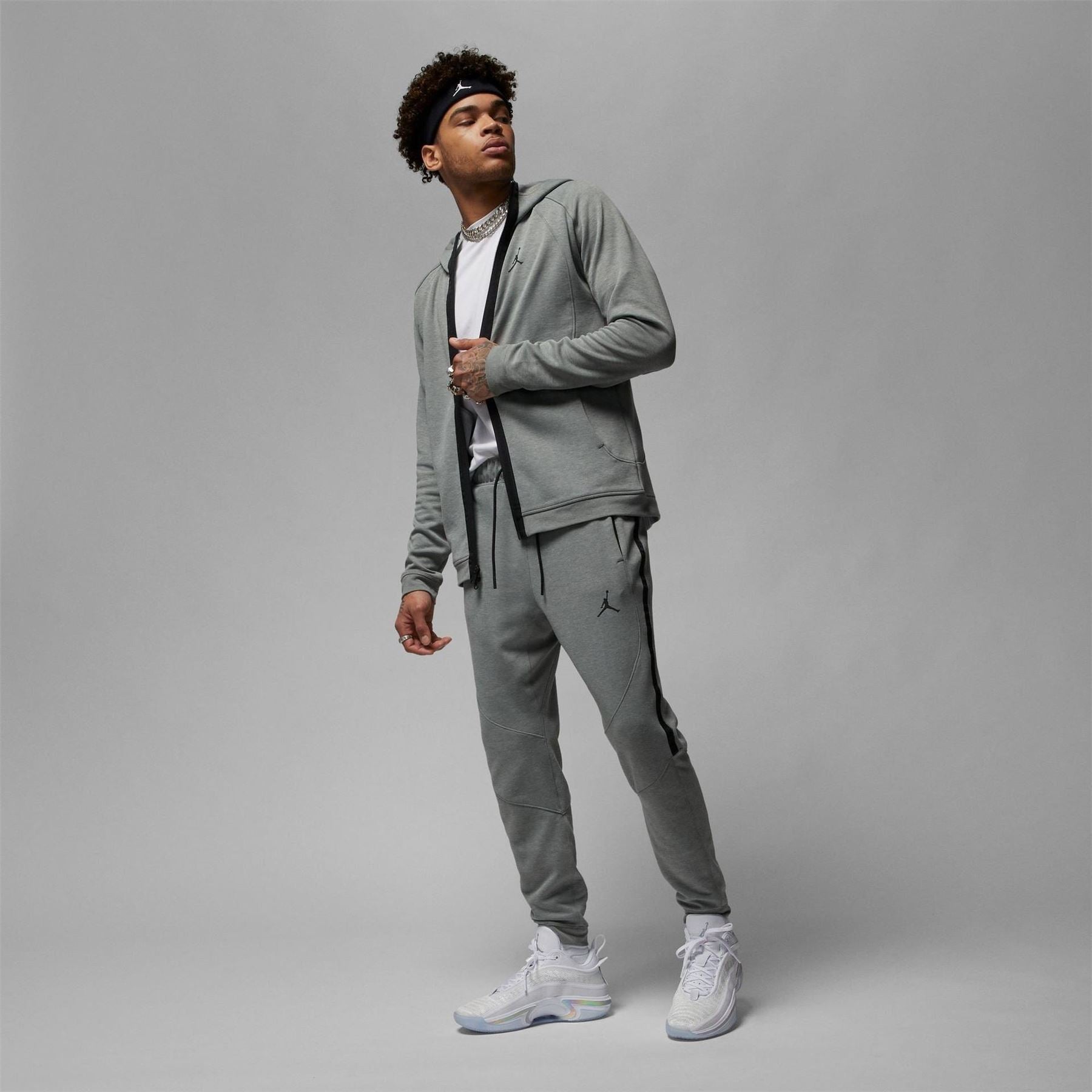 Air Jordan Mens Jordan Dri Fit Sport Air Fleece Pants