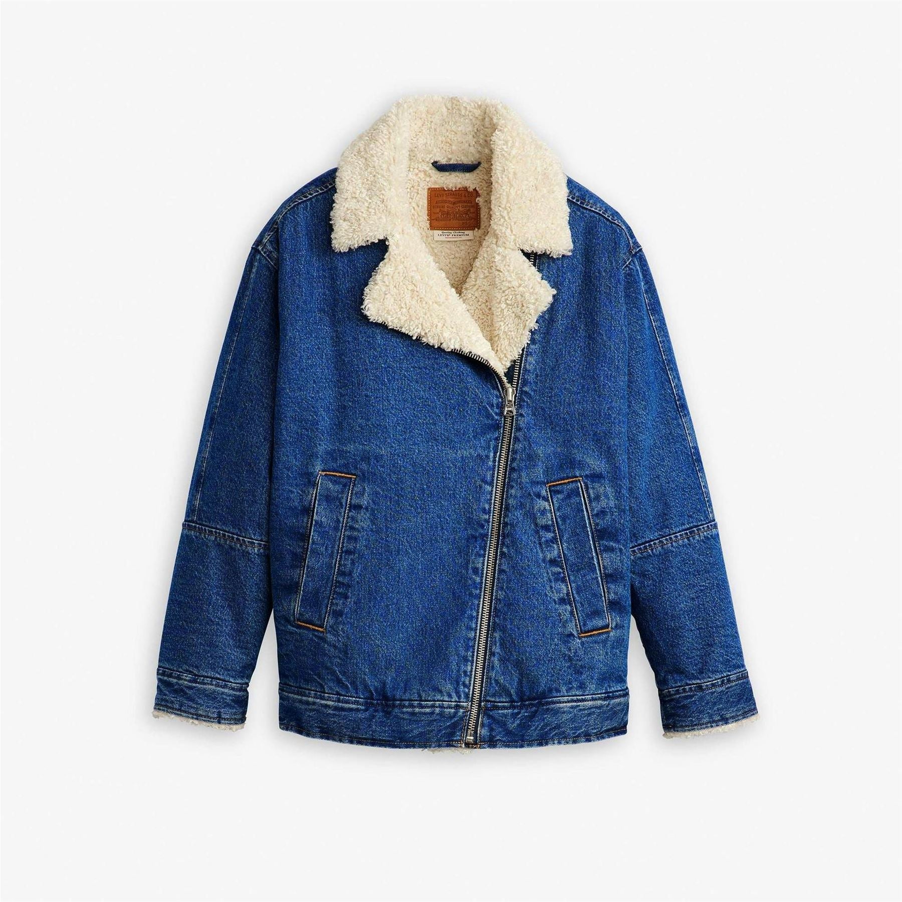 Levis Sherpa Flight Insulated Denim Jacket