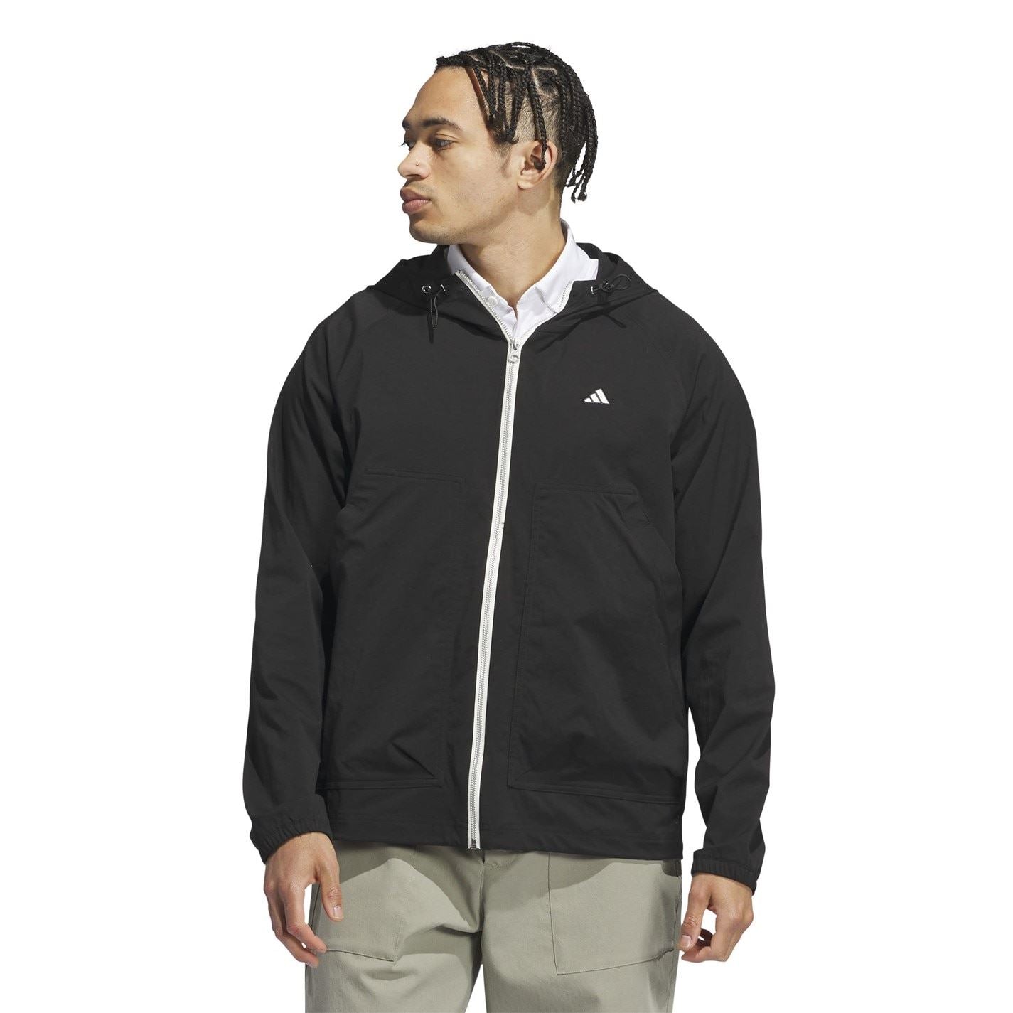 adidas Mens Go To Utility Dwr Full Zip Jacket