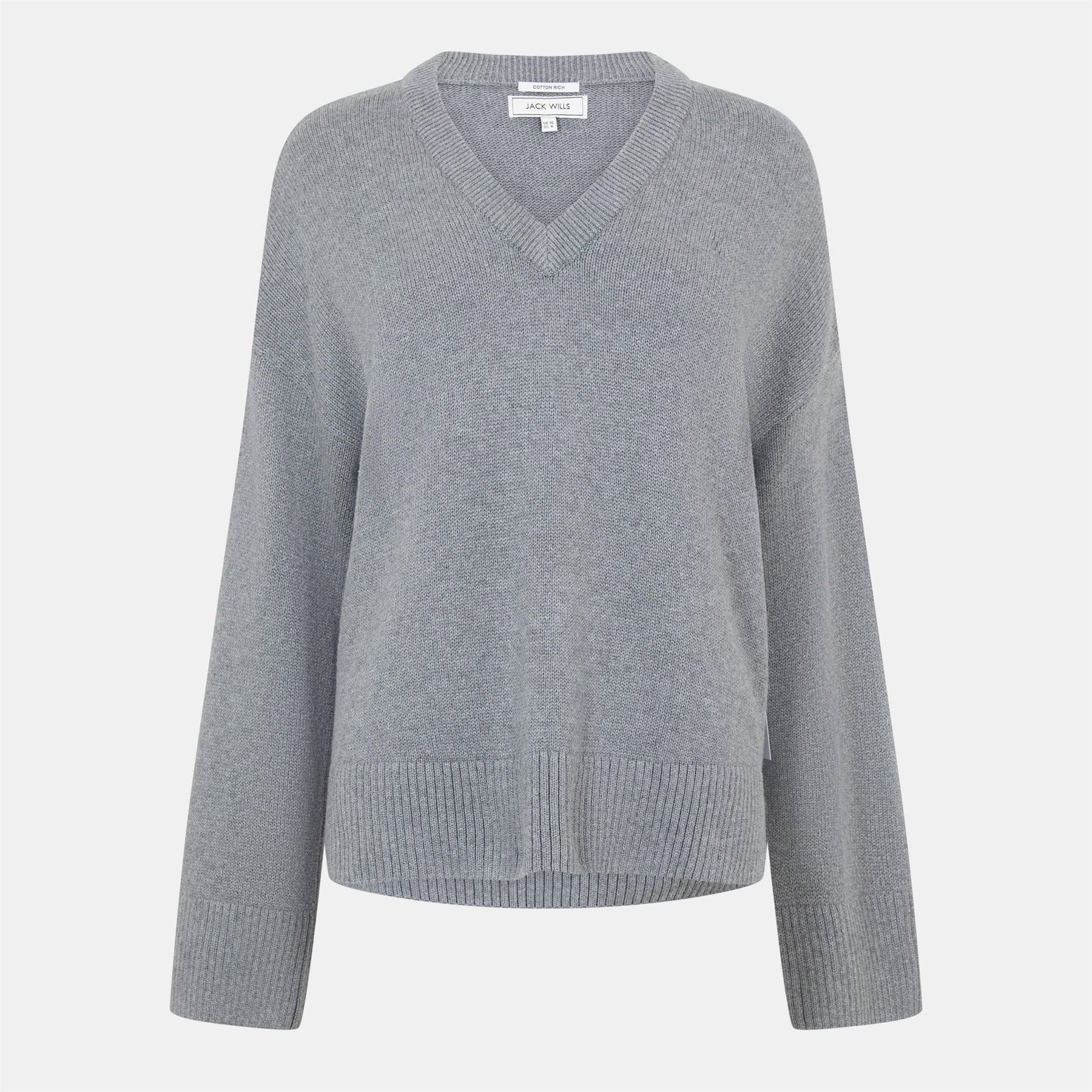 Jack Wills Crew Neck Drop Shoulder Long Sleeve Sweater