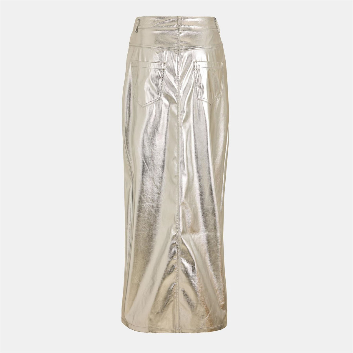AmyLynn Metallic Maxi Pencil Skirt
